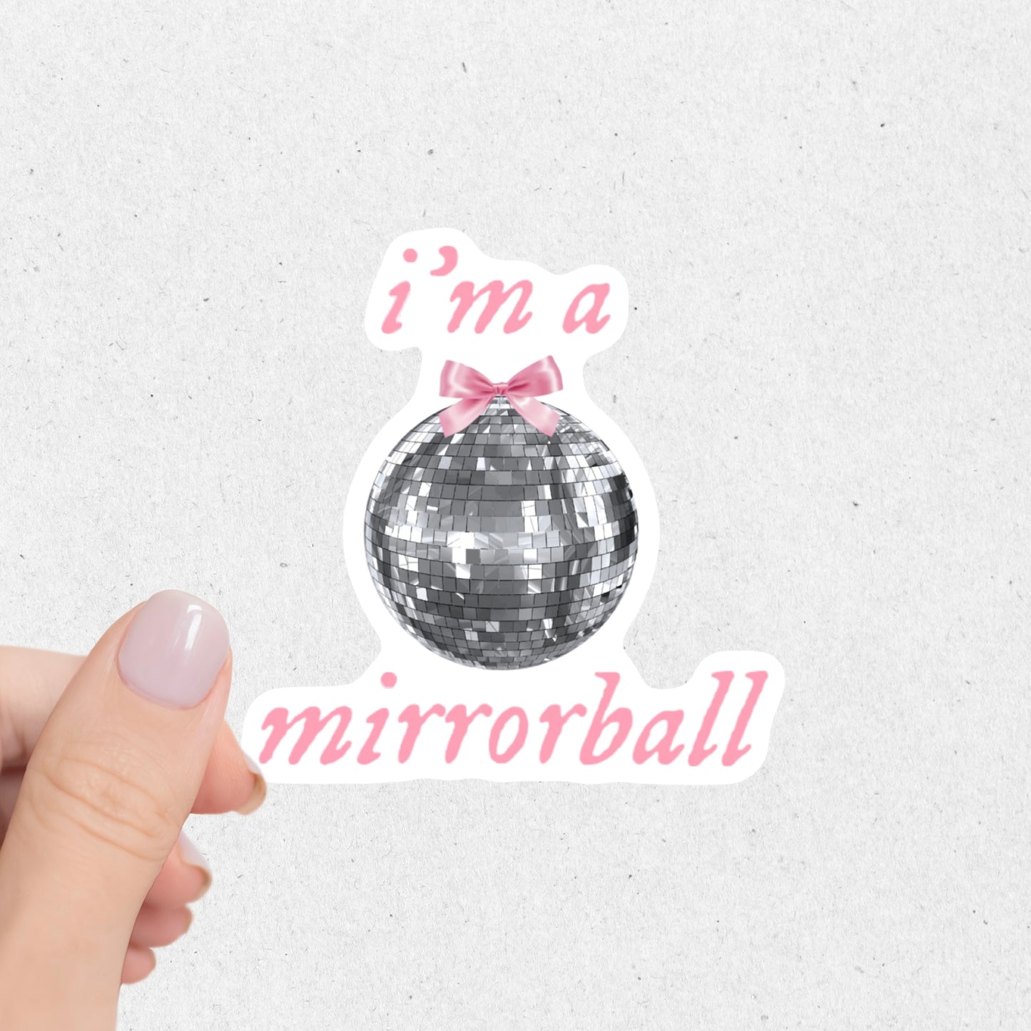 Mirrorball Sticker