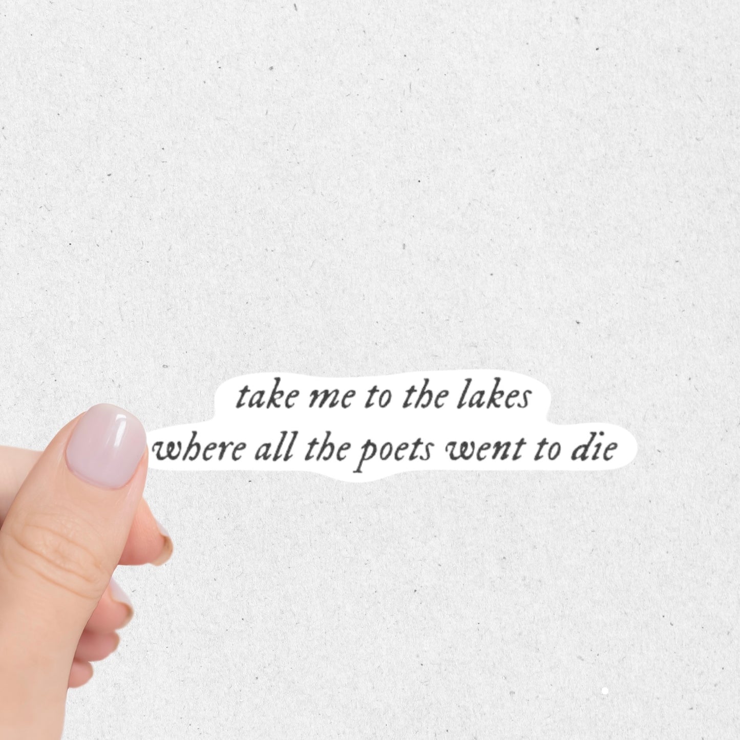 Take Me To The Lakes Sticker