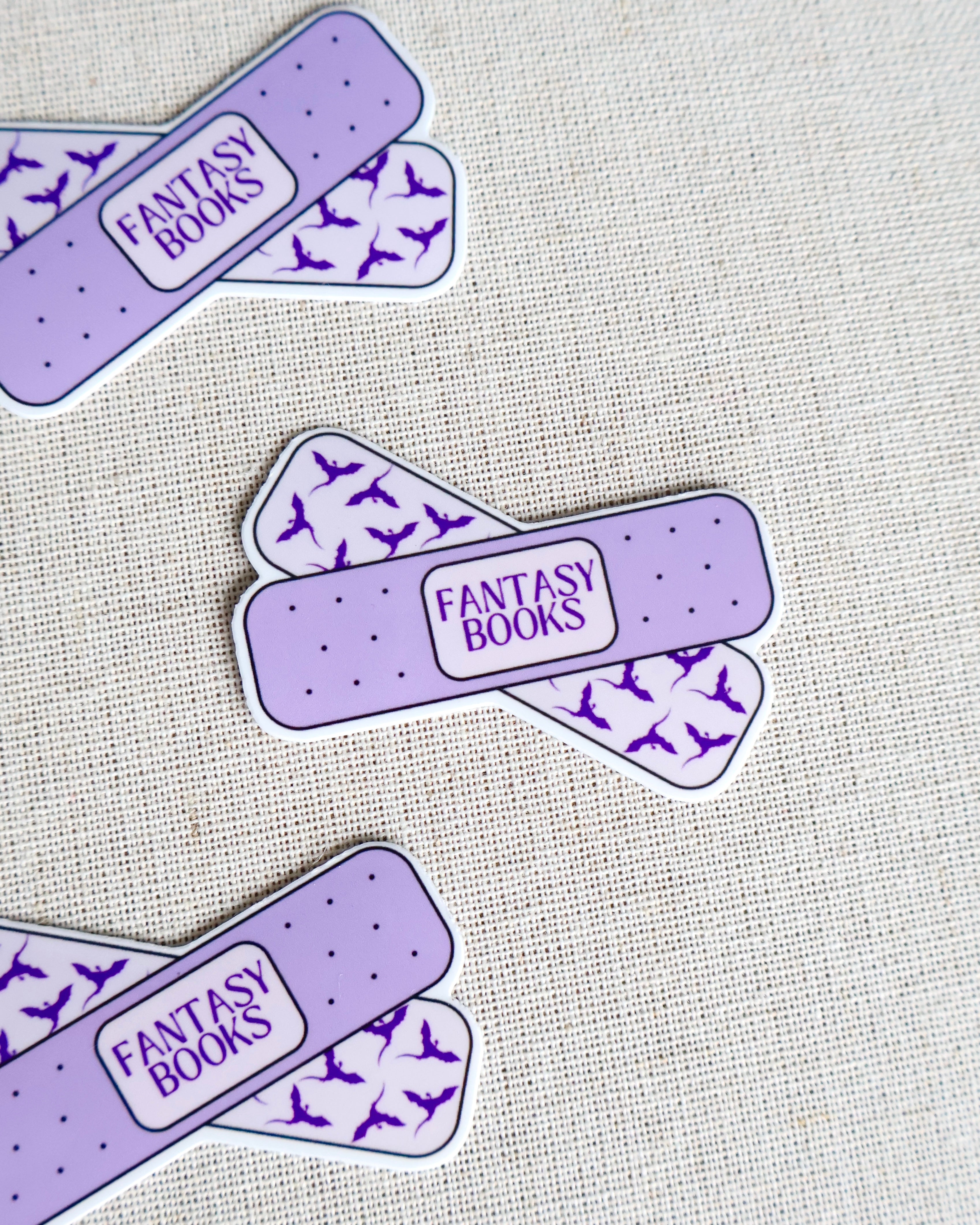 Fantasy Books Band-Aid Sticker