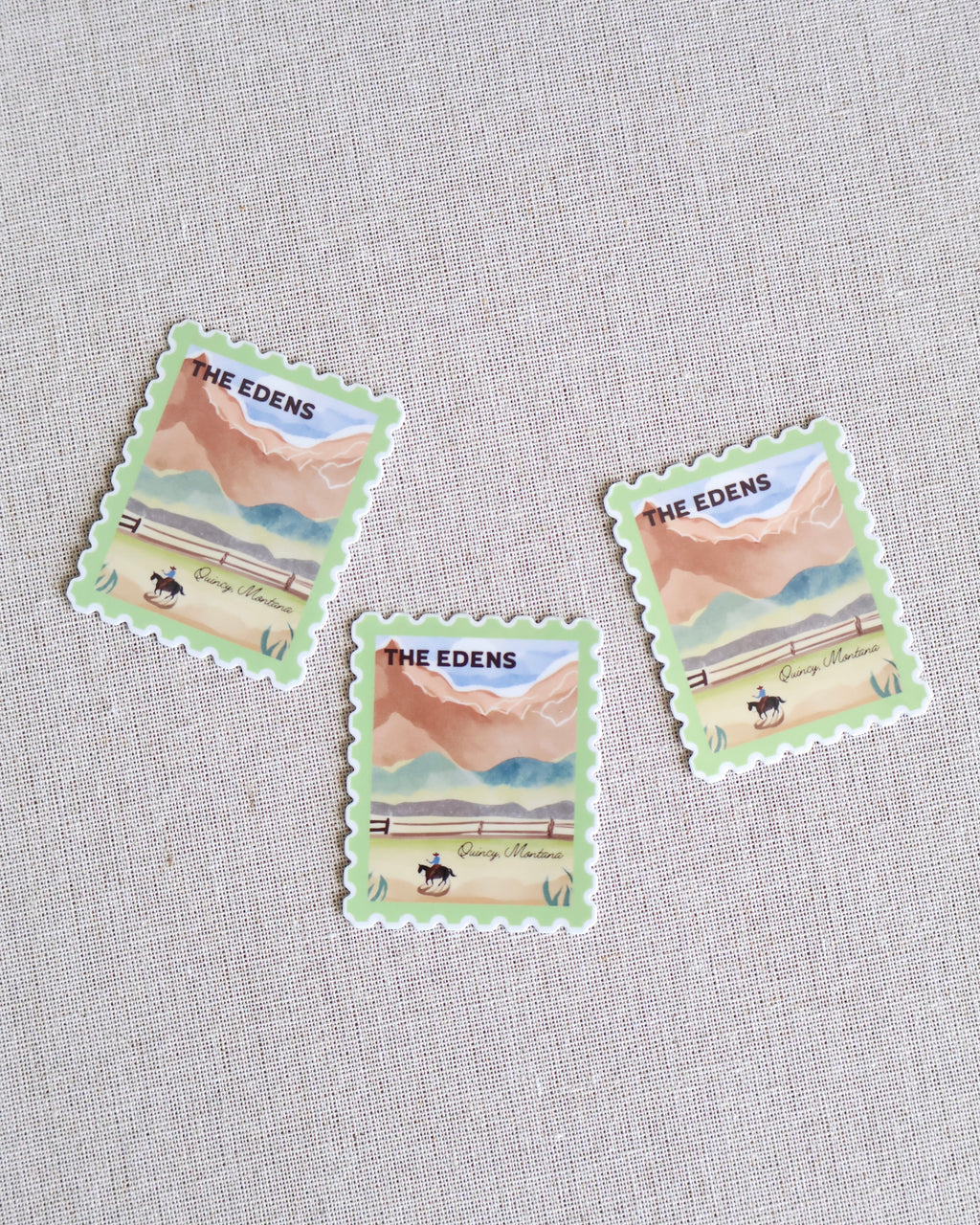 Edens Stamp Sticker