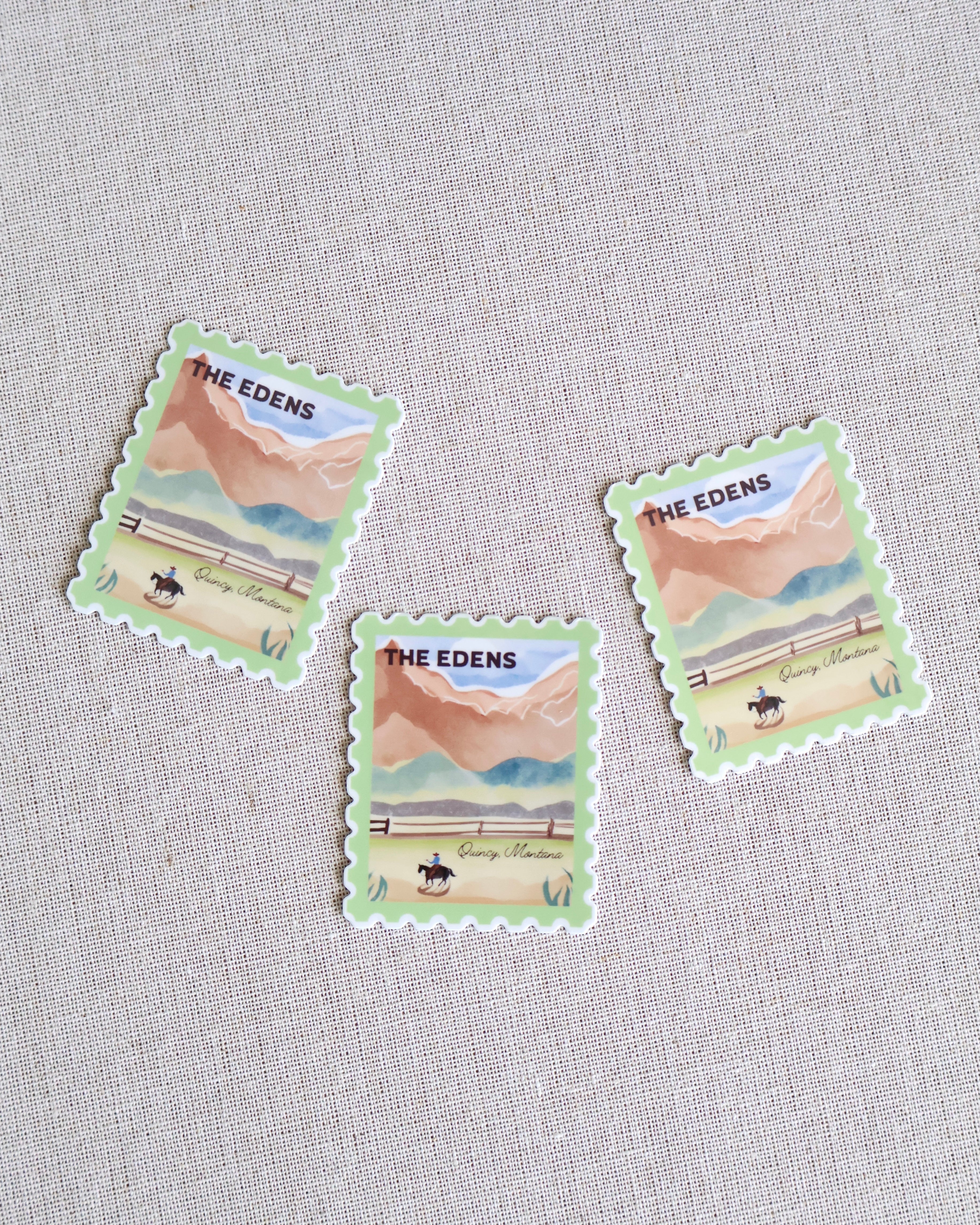 Edens Stamp Sticker