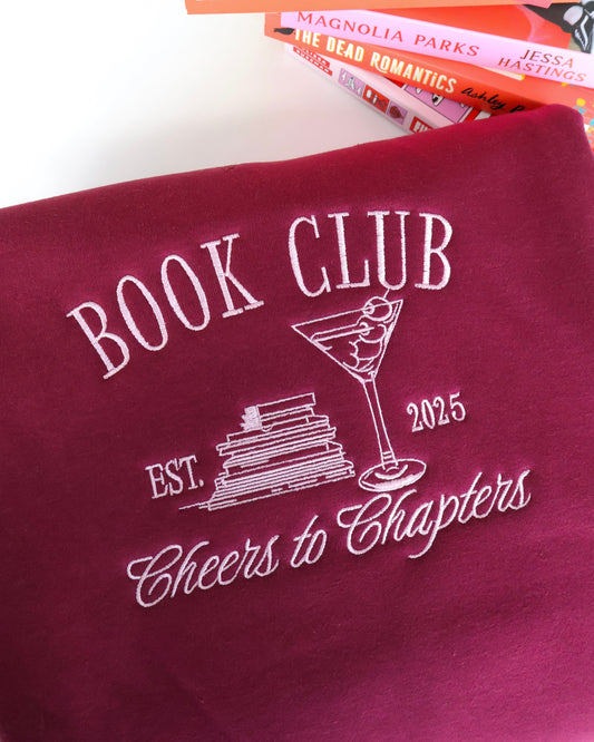 2025 Book Club Cheers To Chapters
