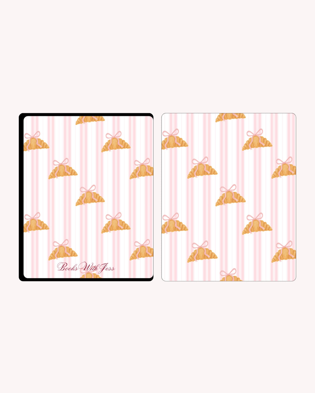 Girly Croissant Kindle Case