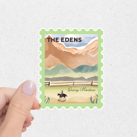 Edens Stamp Sticker