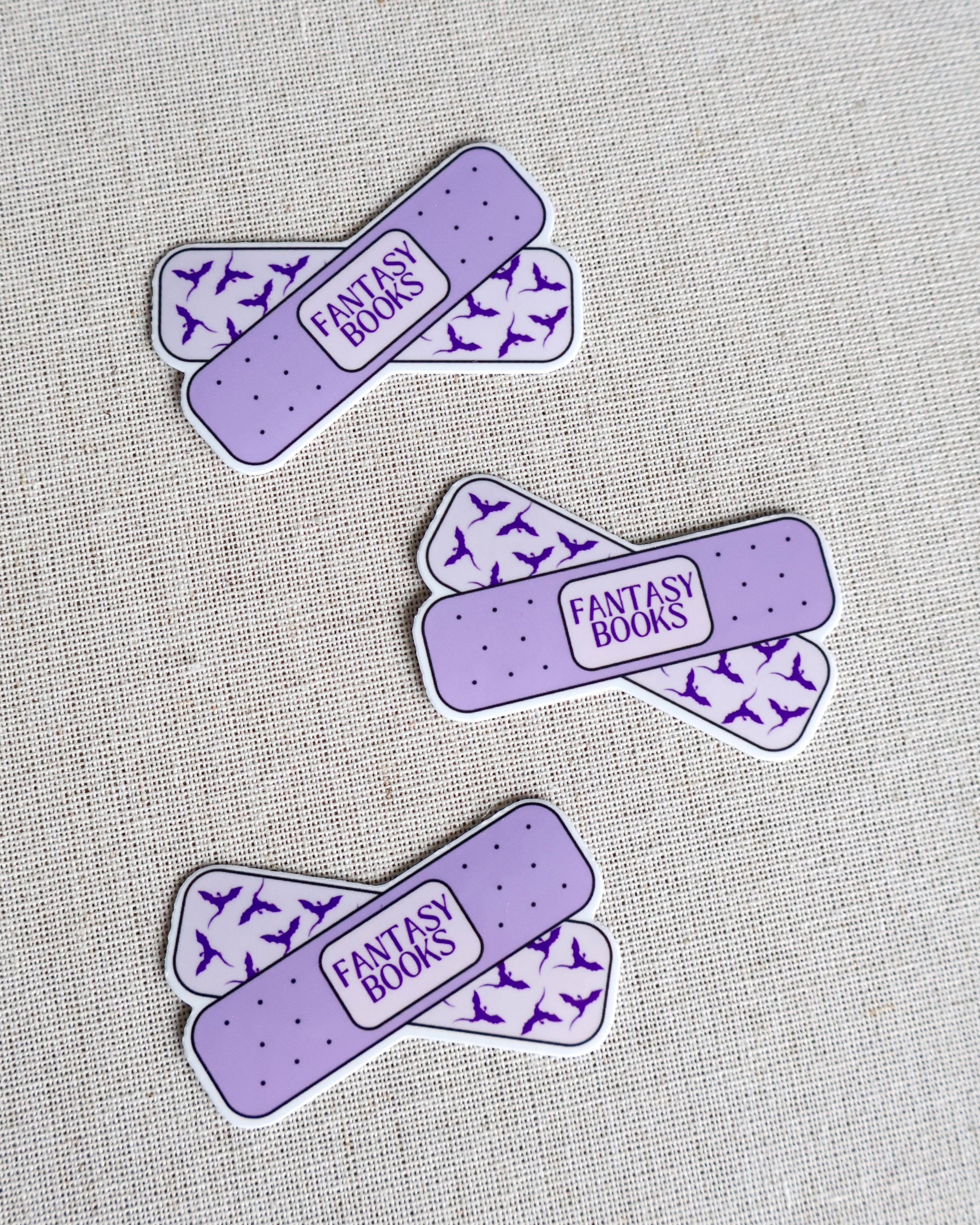 Fantasy Books Band-Aid Sticker