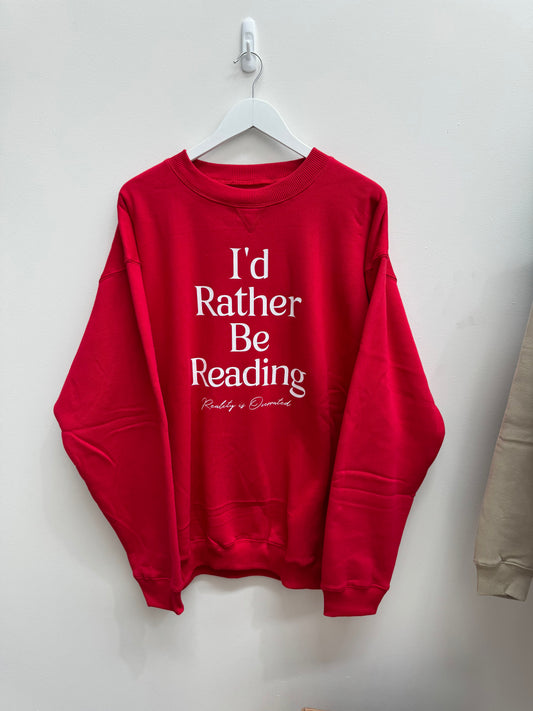 Rather Be Reading - Size 2XL