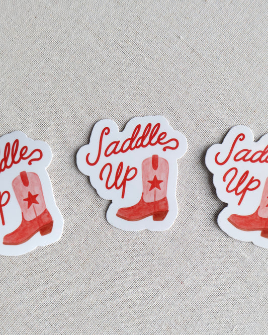 Saddle Up Sticker