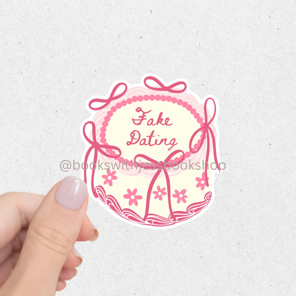 Fake Dating Cake Sticker