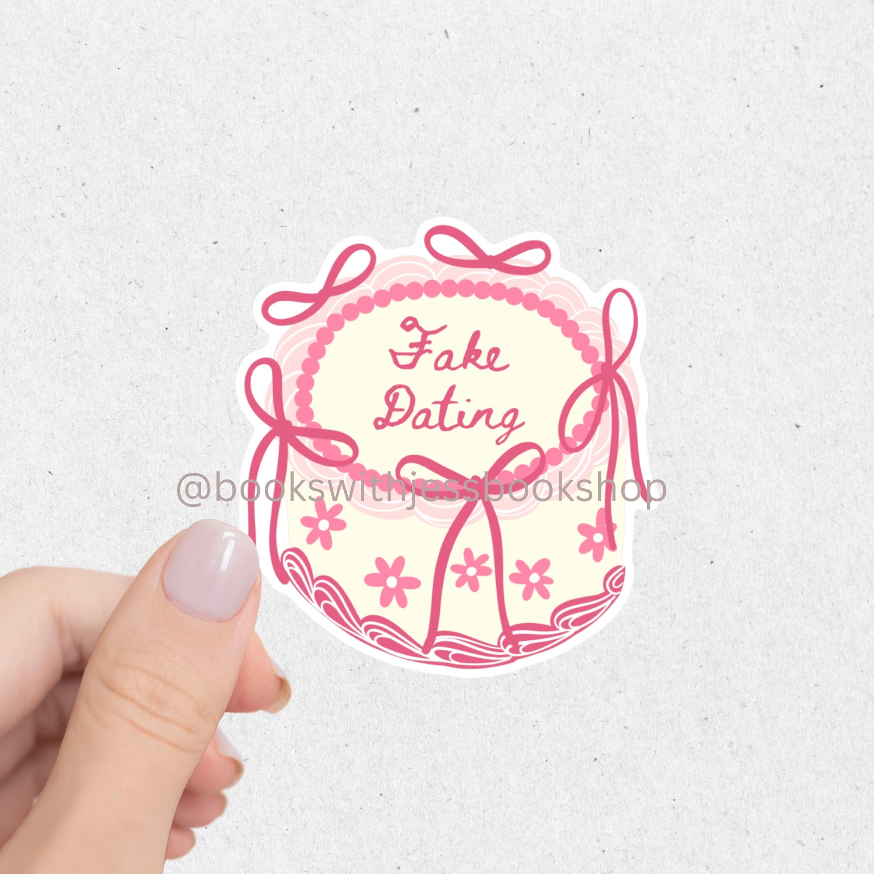 Fake Dating Cake Sticker