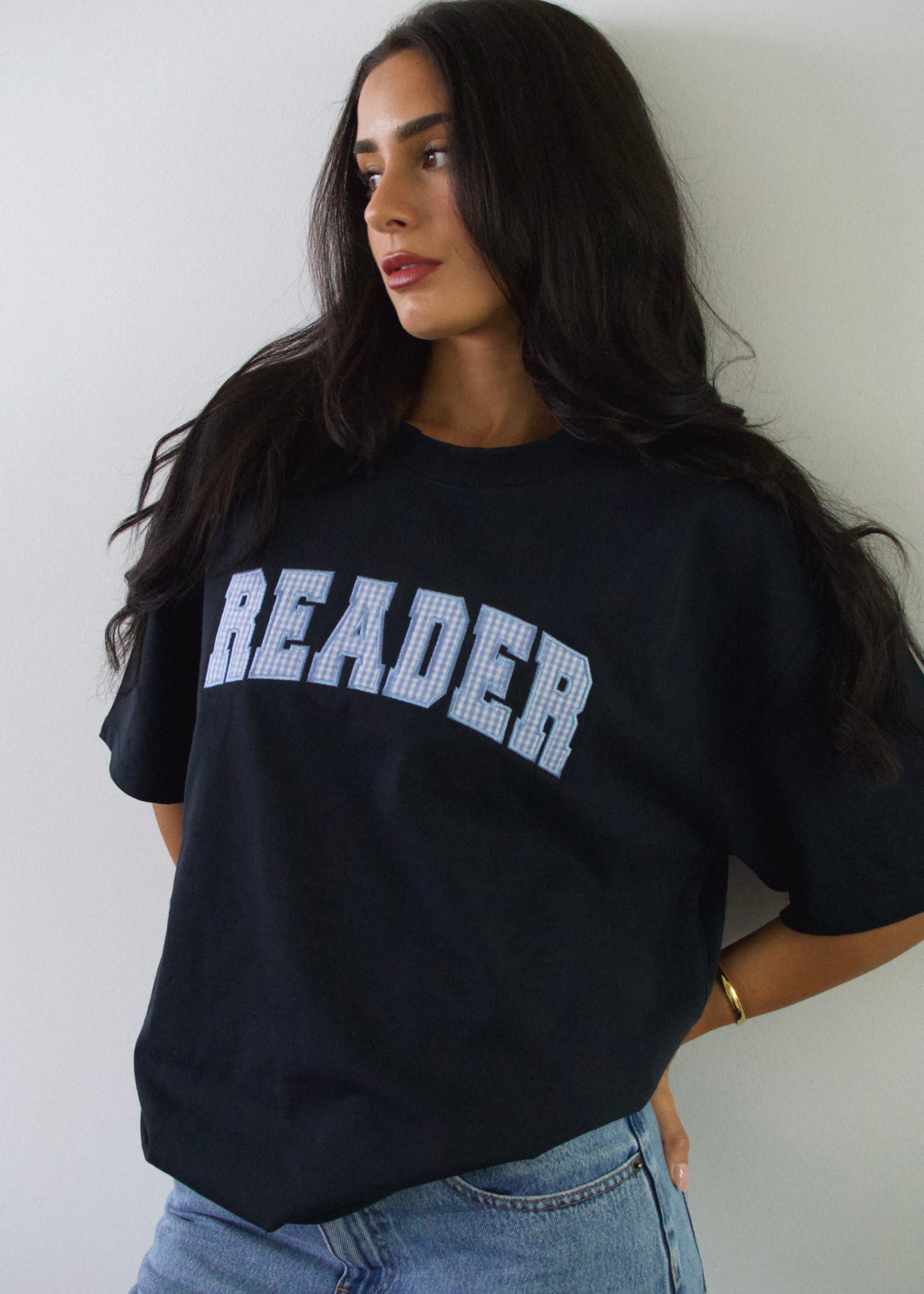 Appliqué Gingham T-Shirt