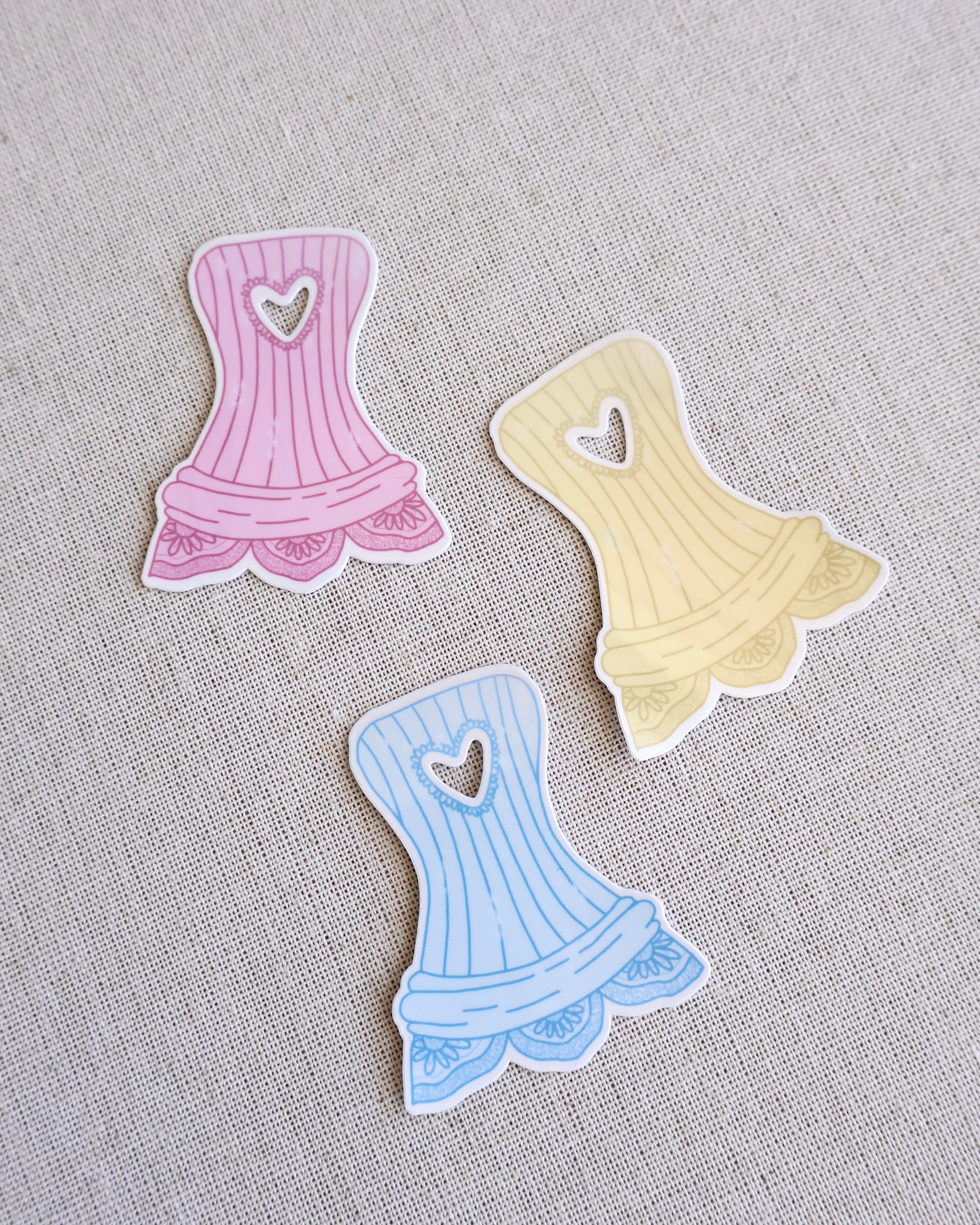 Sabrina Heart Dress Sticker
