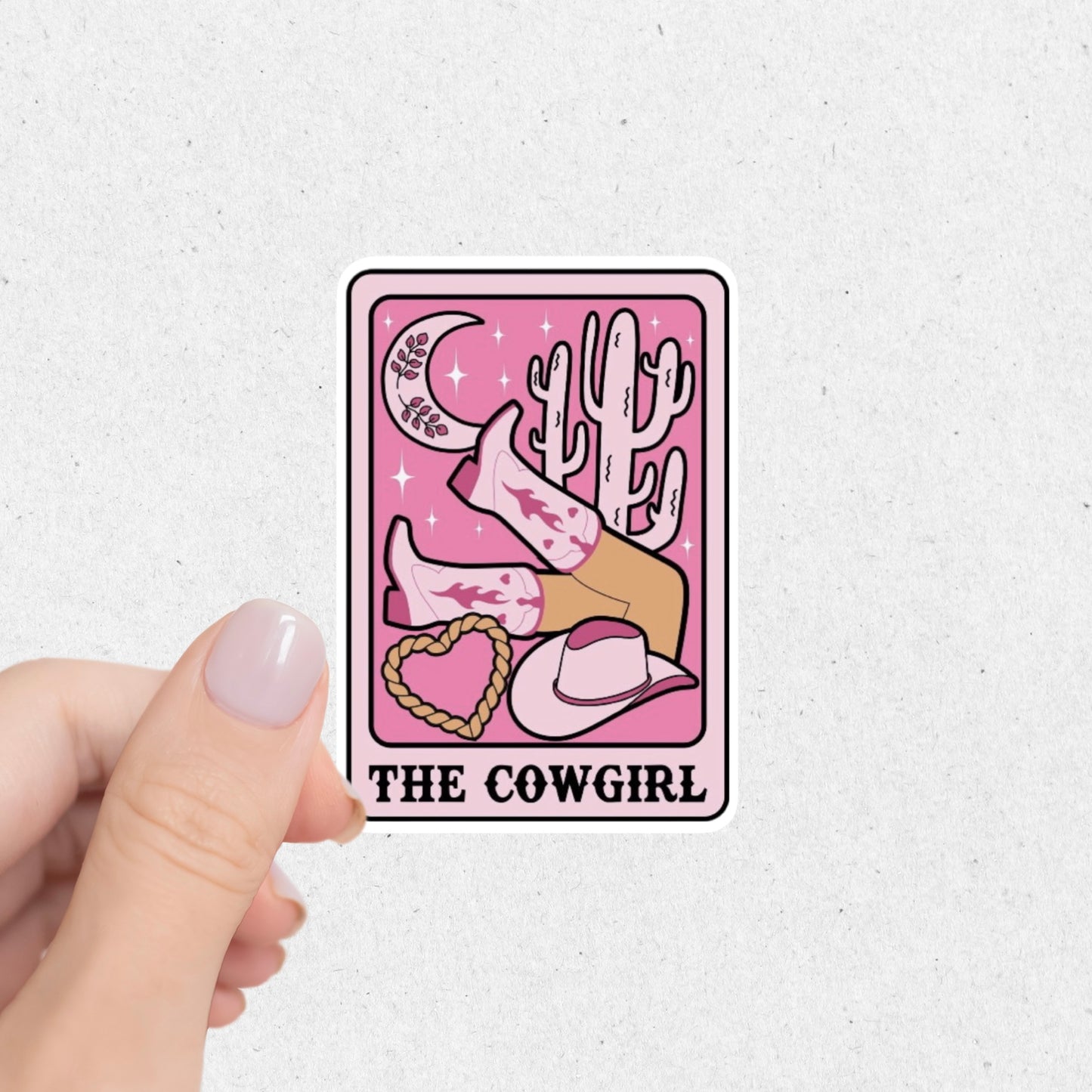 The Cowgirl Sticker