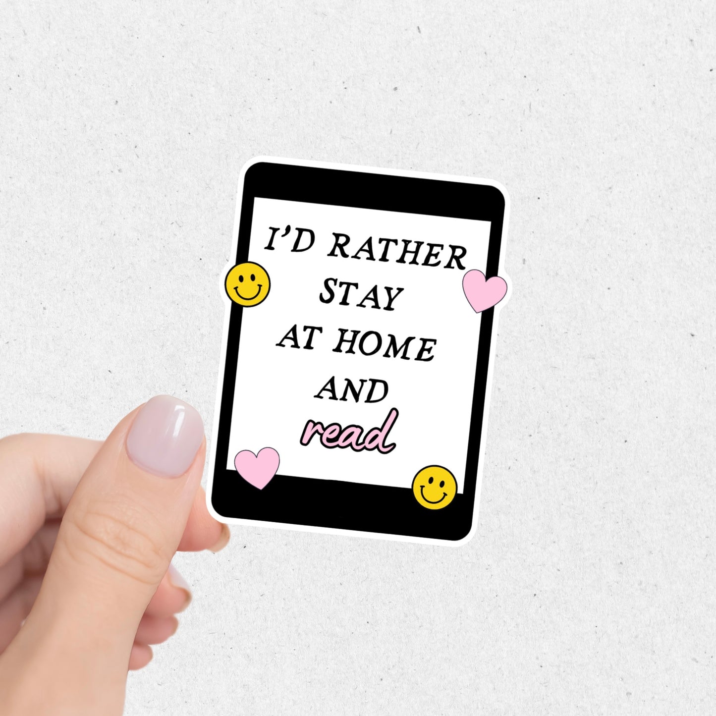 I’d Rather Stay At Home Sticker