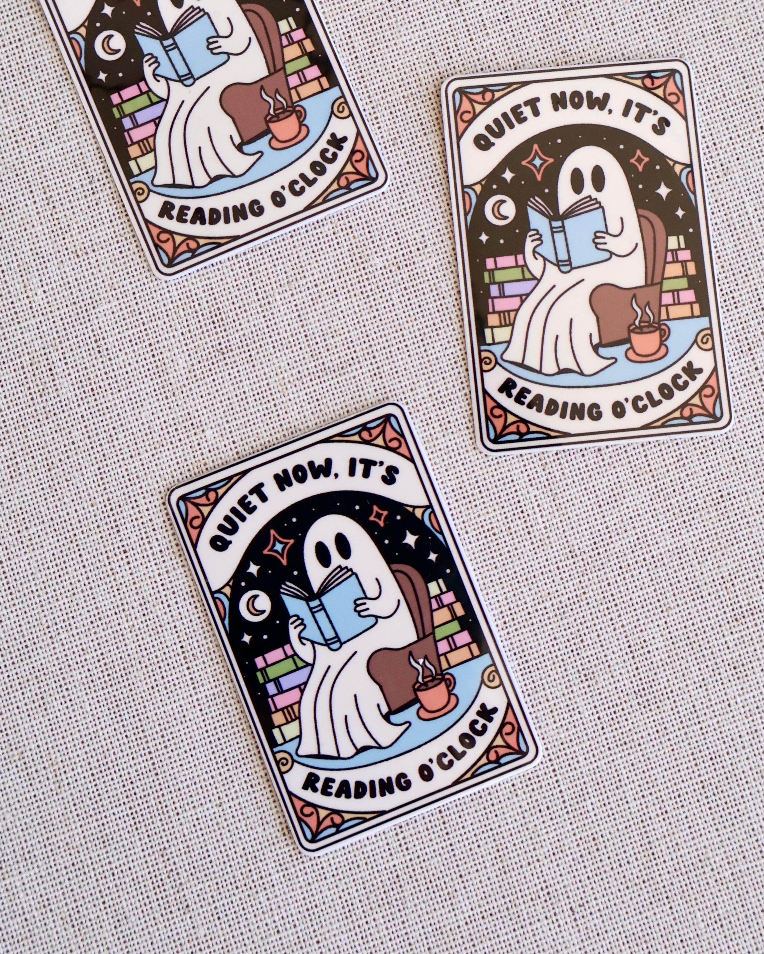 Ghost Book Sticker