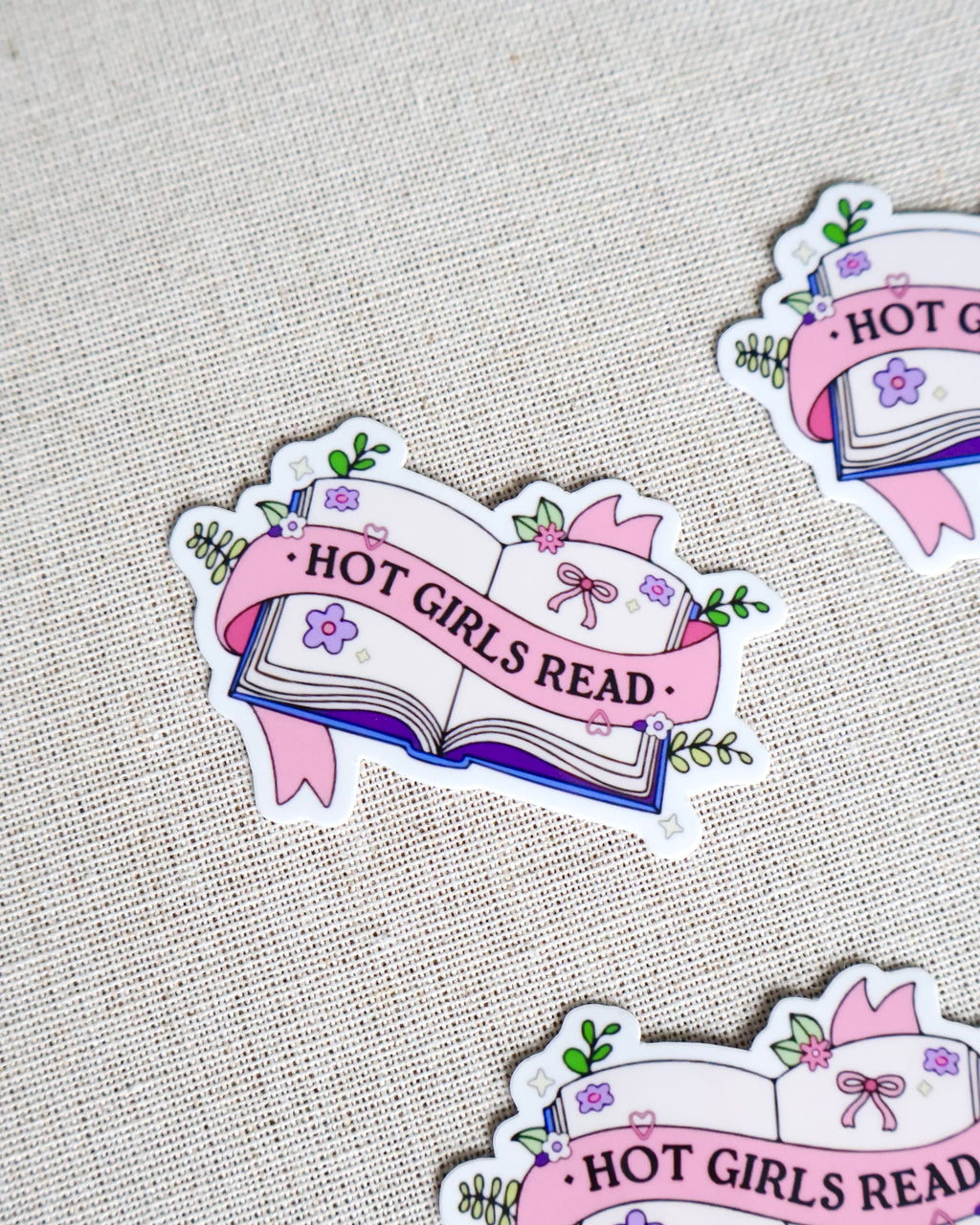 Hot Girls Read Sticker