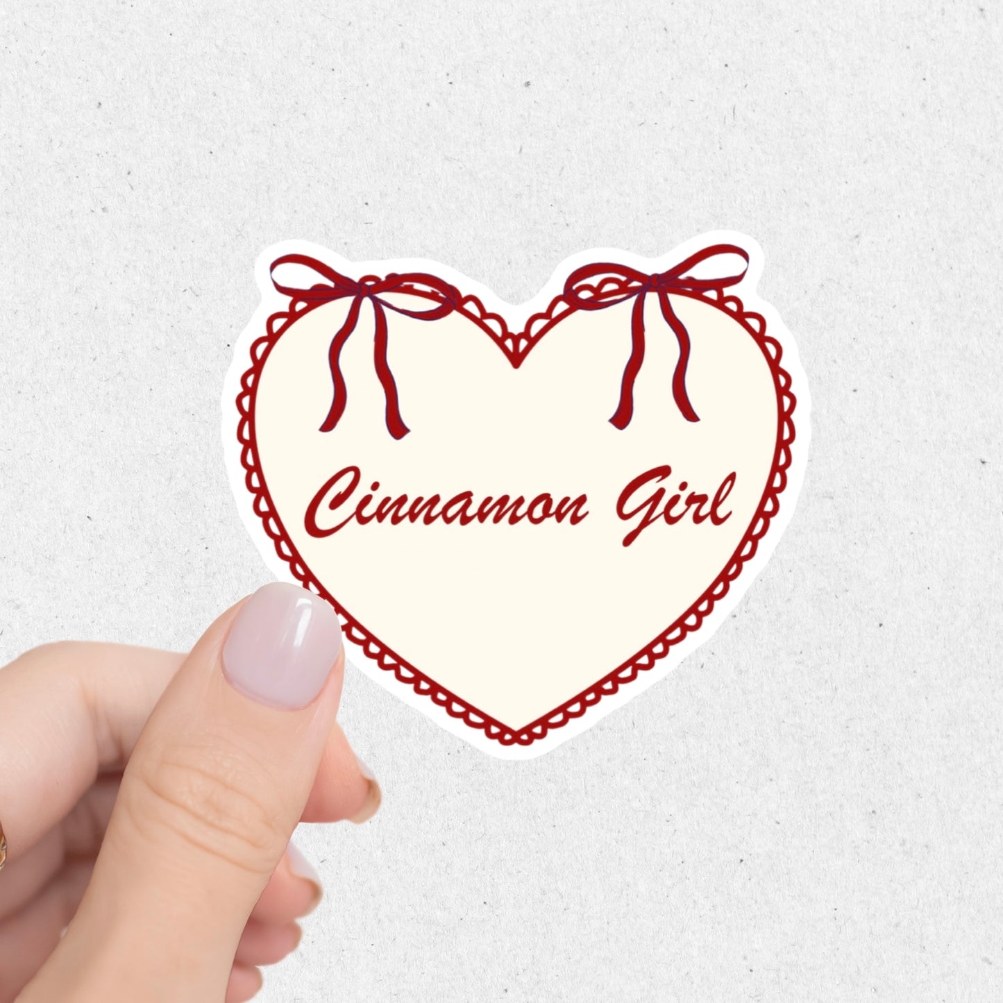 Cinnamon Girl Sticker