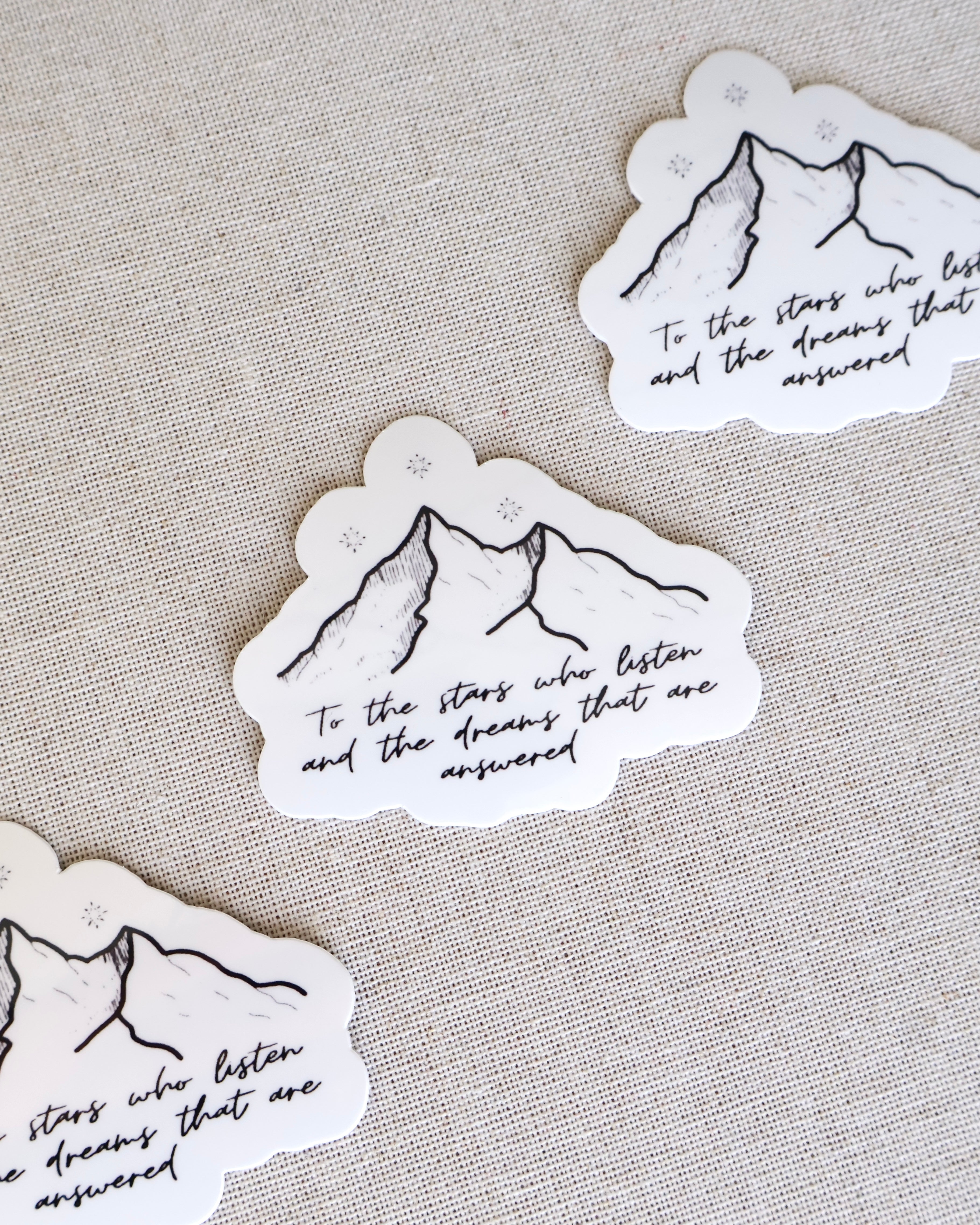 To The Stars Who Listen Sticker