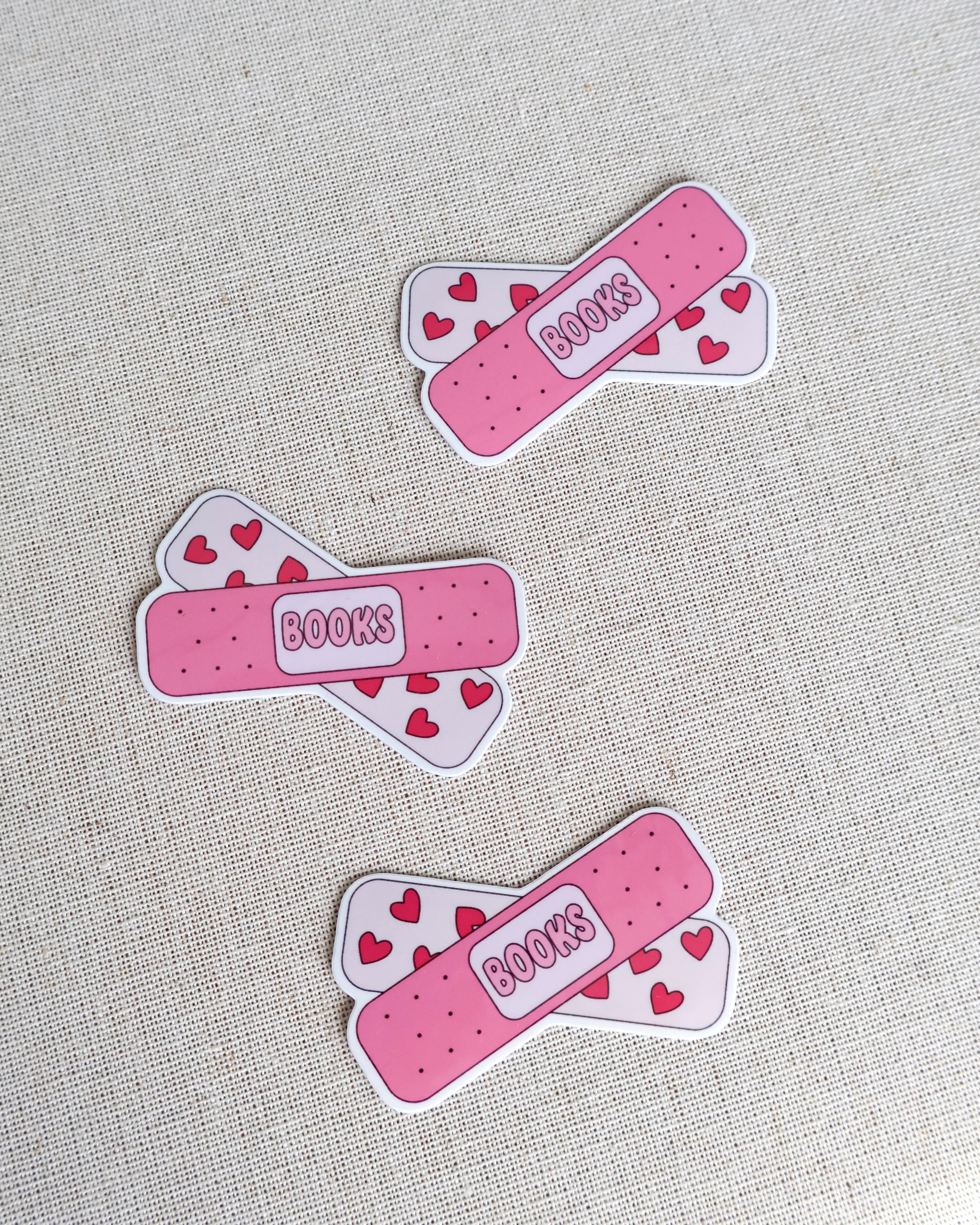 Books Band-Aid Sticker