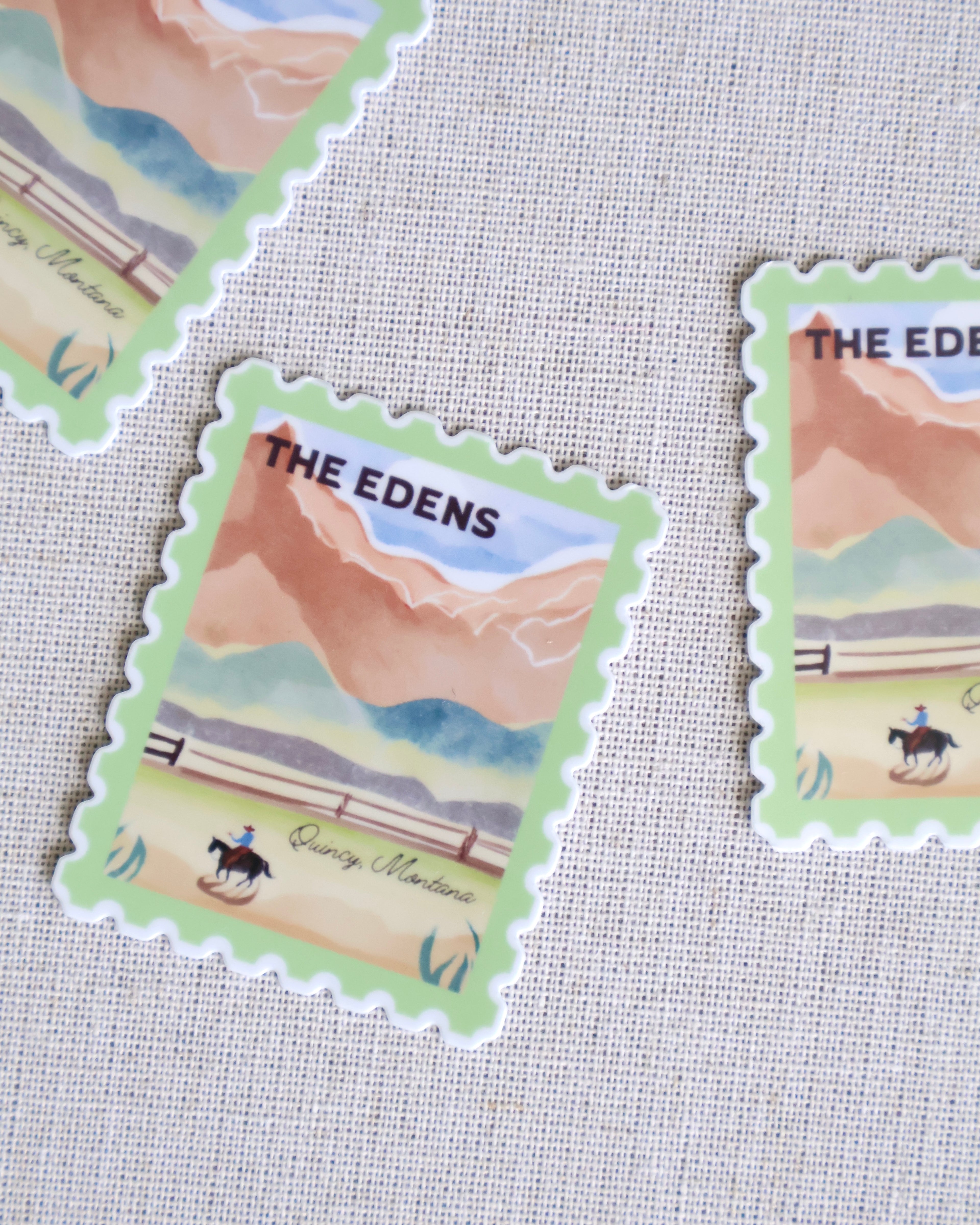 Edens Stamp Sticker