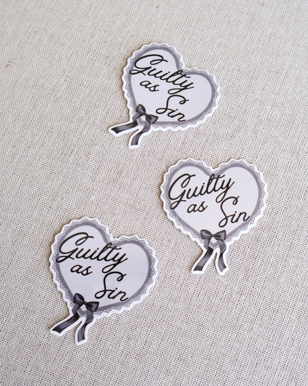 Guilty As Sin Sticker