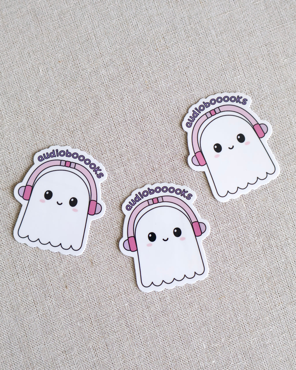 Audiobooks Ghost Sticker
