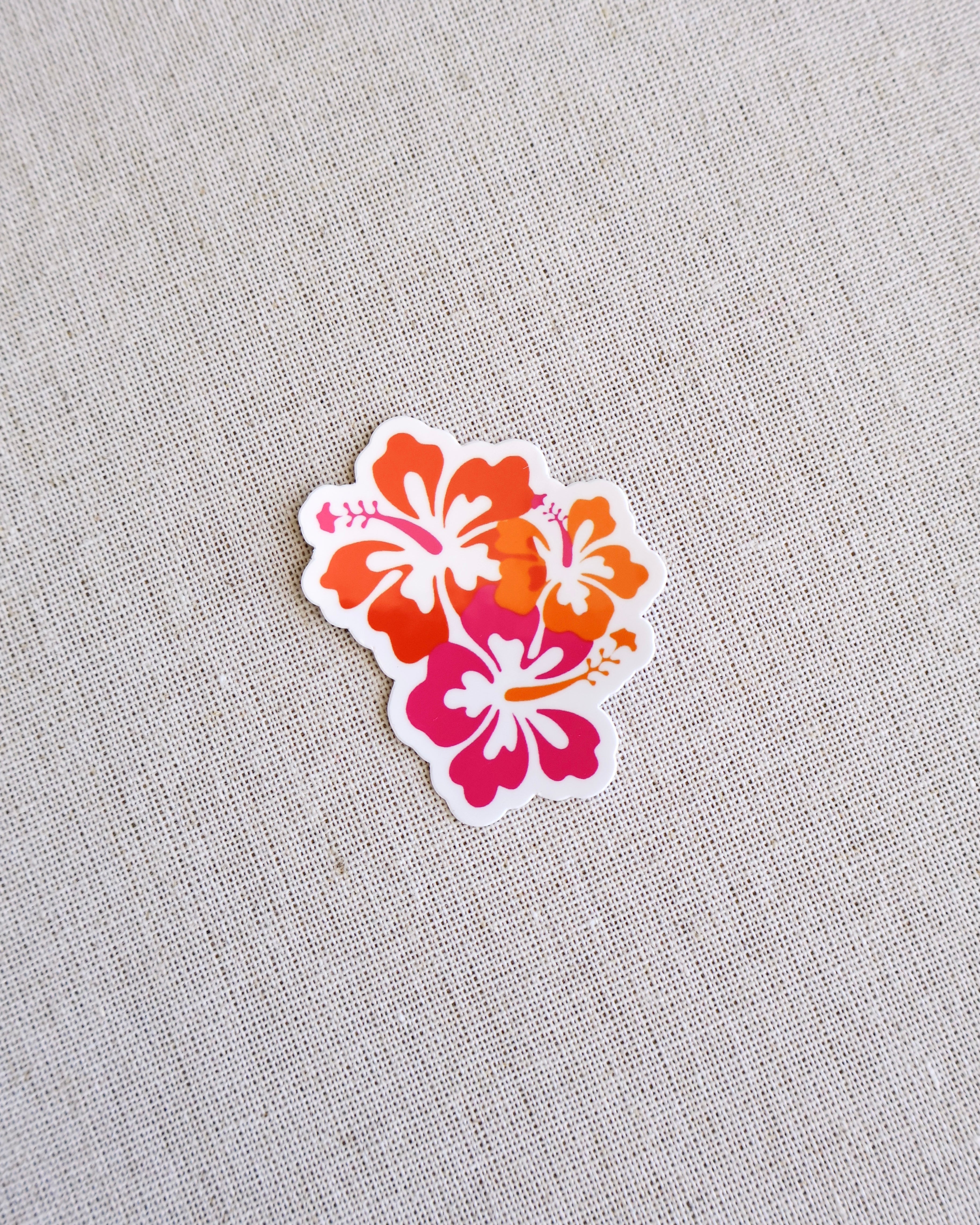 Hawaiian Flowers Sticker