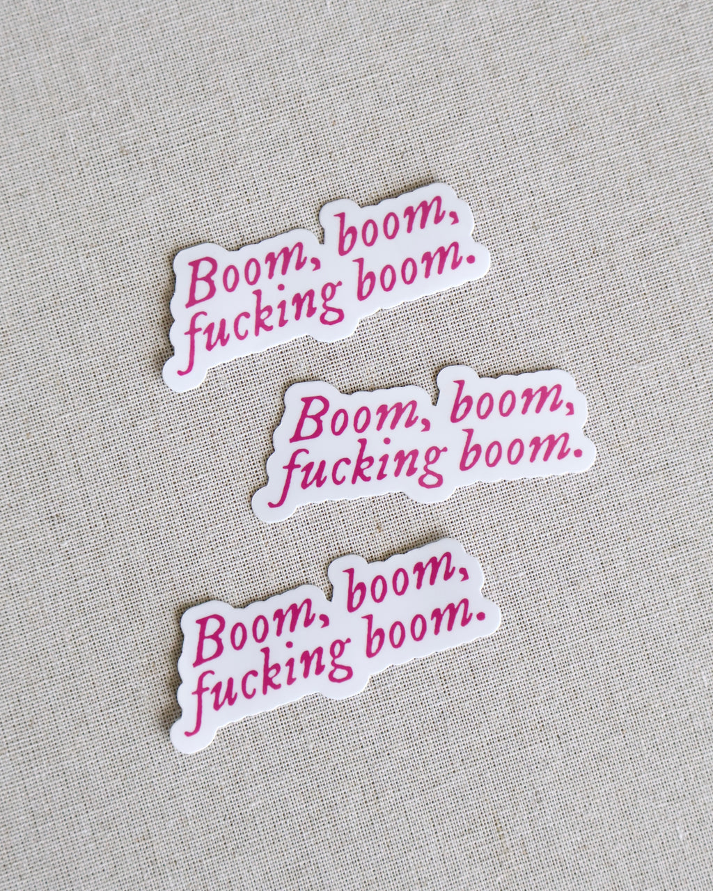 Boom Boom Sticker