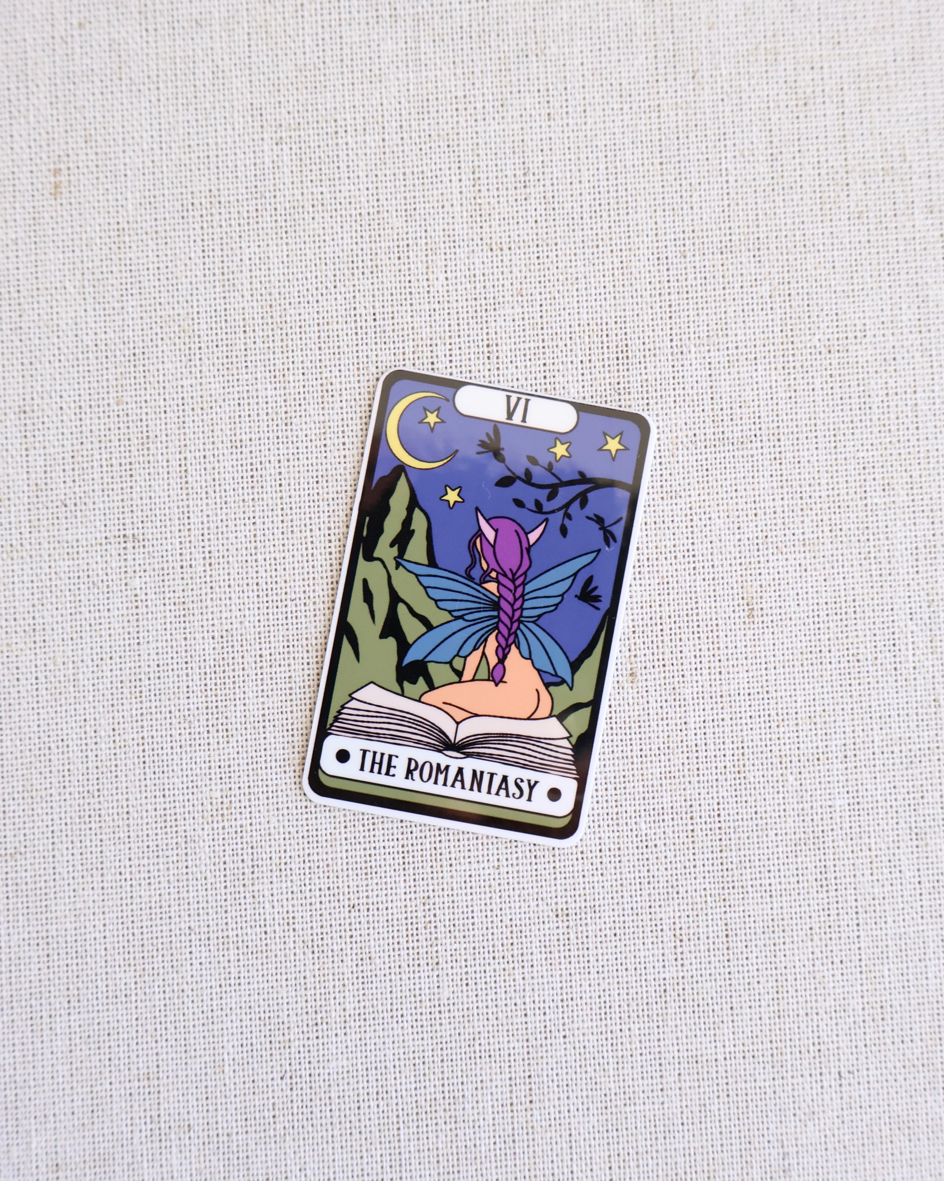 Romantasy Tarot Card Sticker