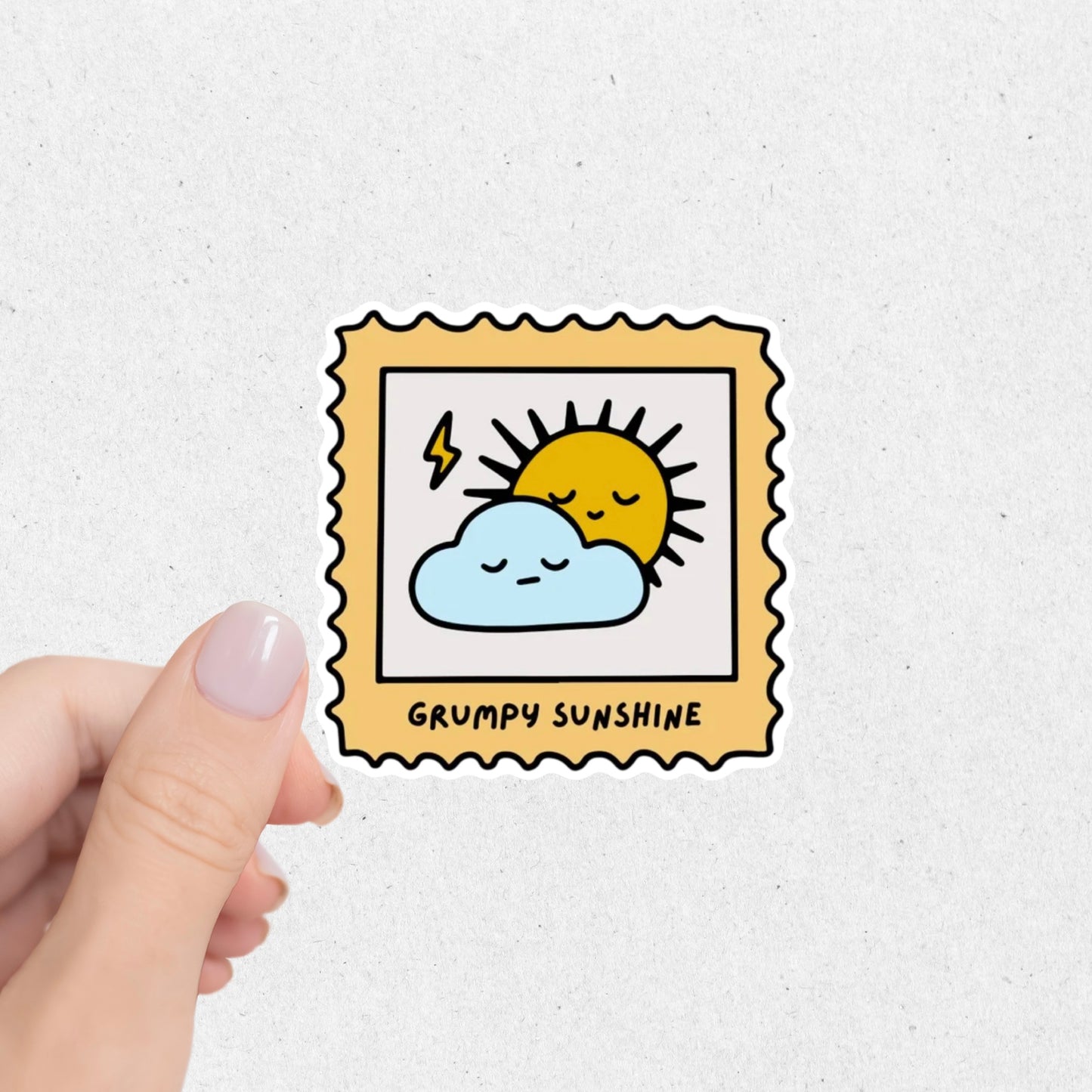 Grumpy Sunshine Sticker