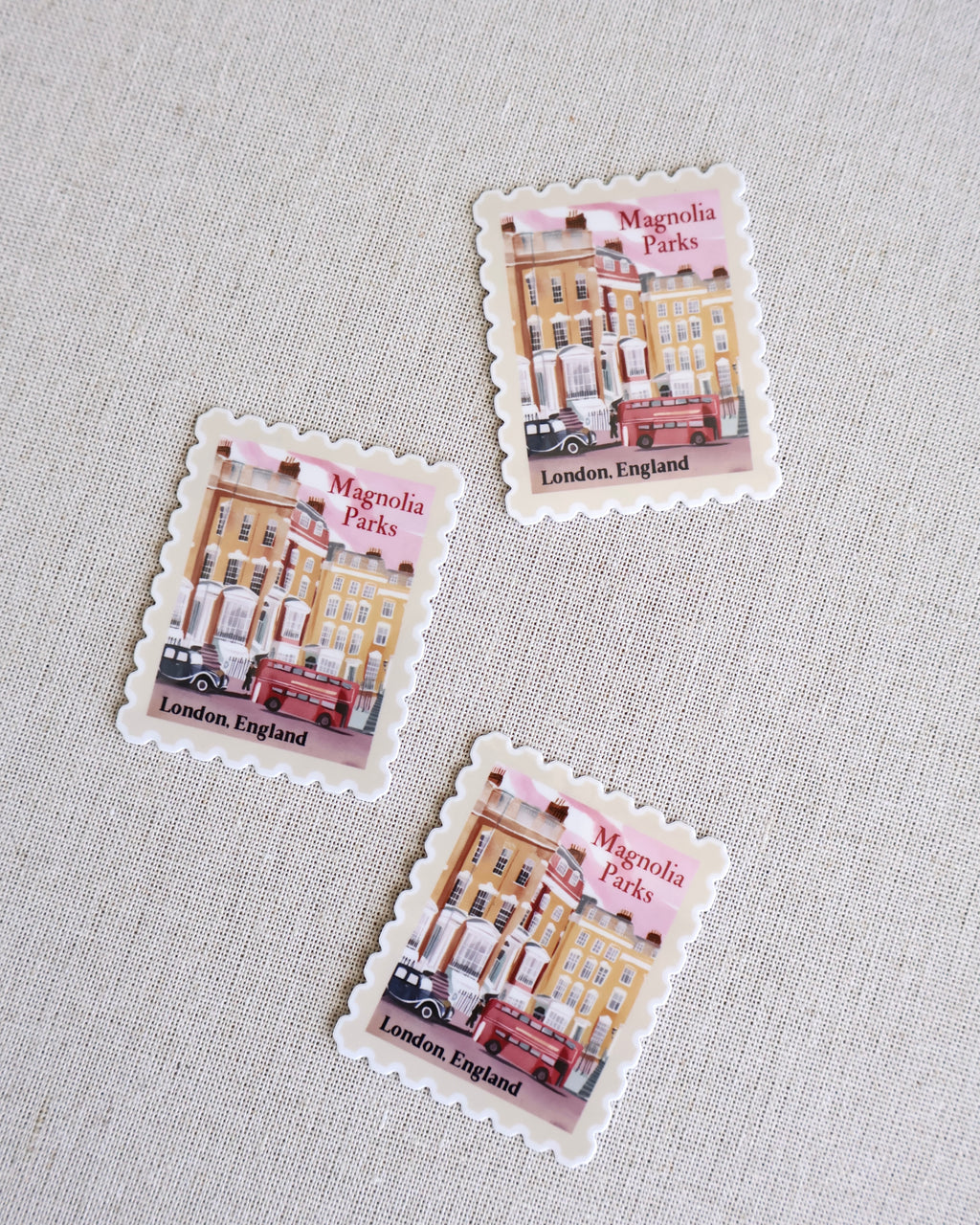 London Stamp Sticker