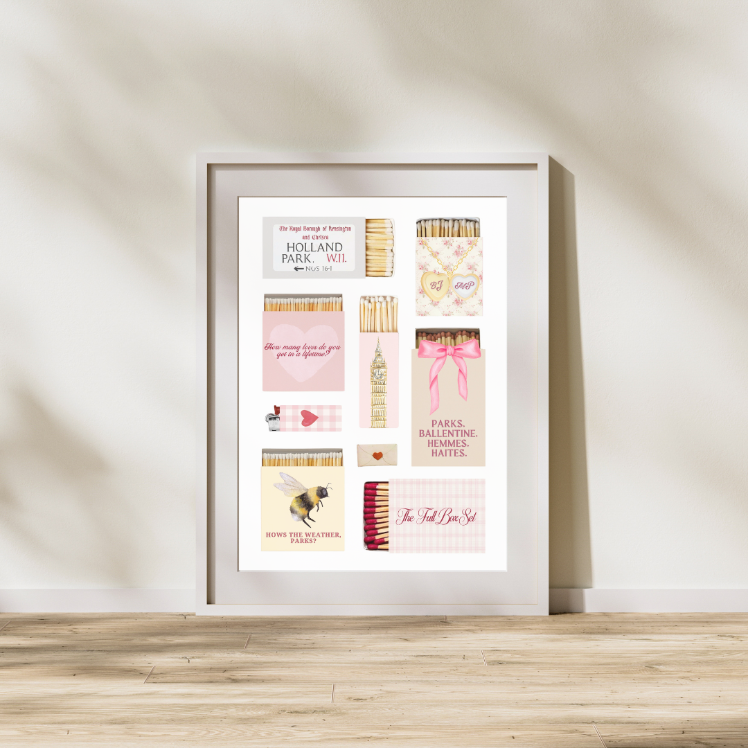 Magnolia Matchbox Print