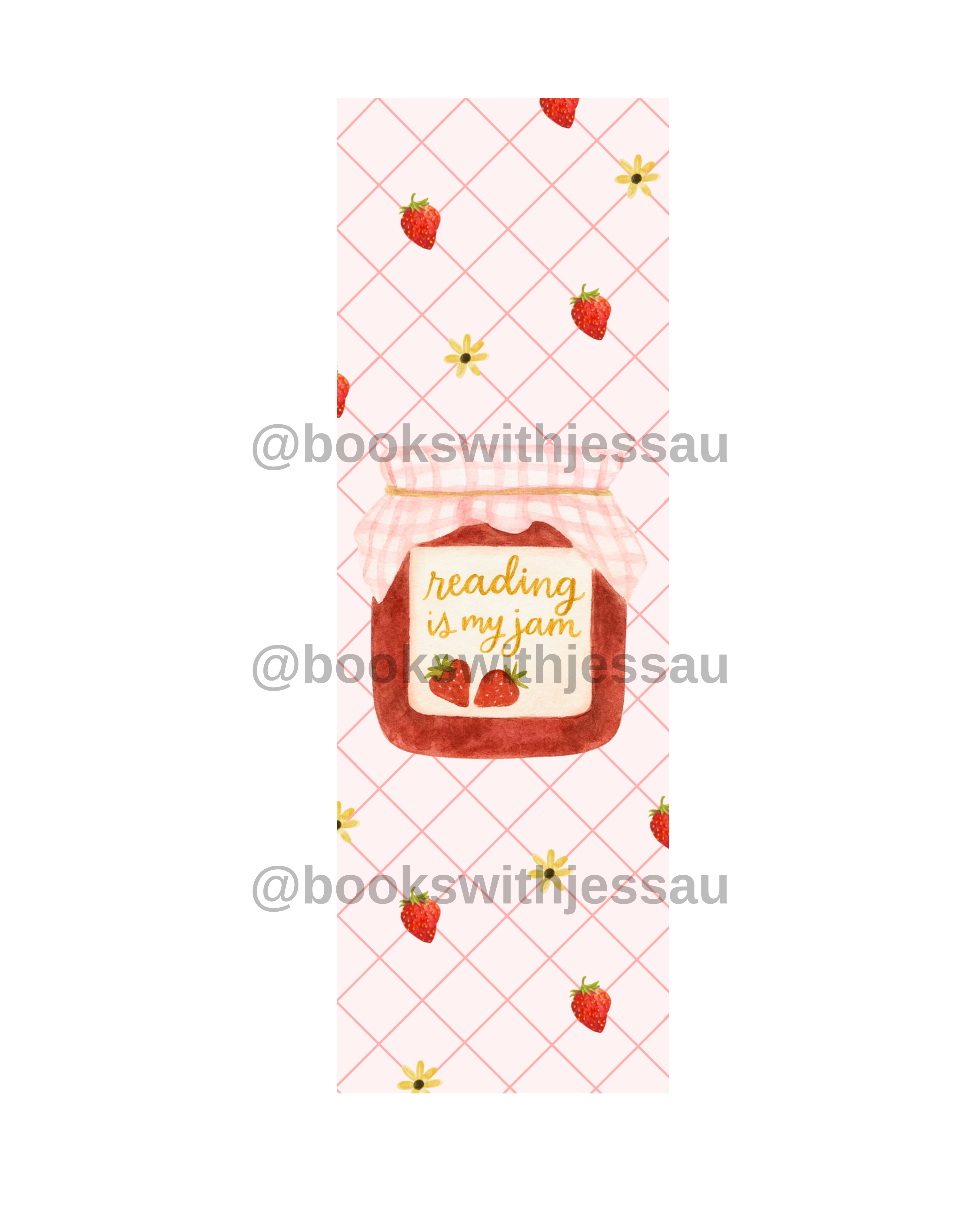 Reading Is My Jam Bookmark File