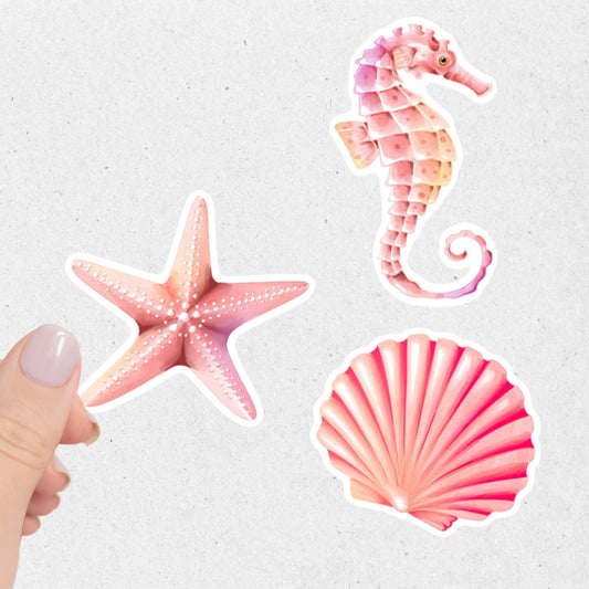 Under The Sea Sticker Pack Of 3