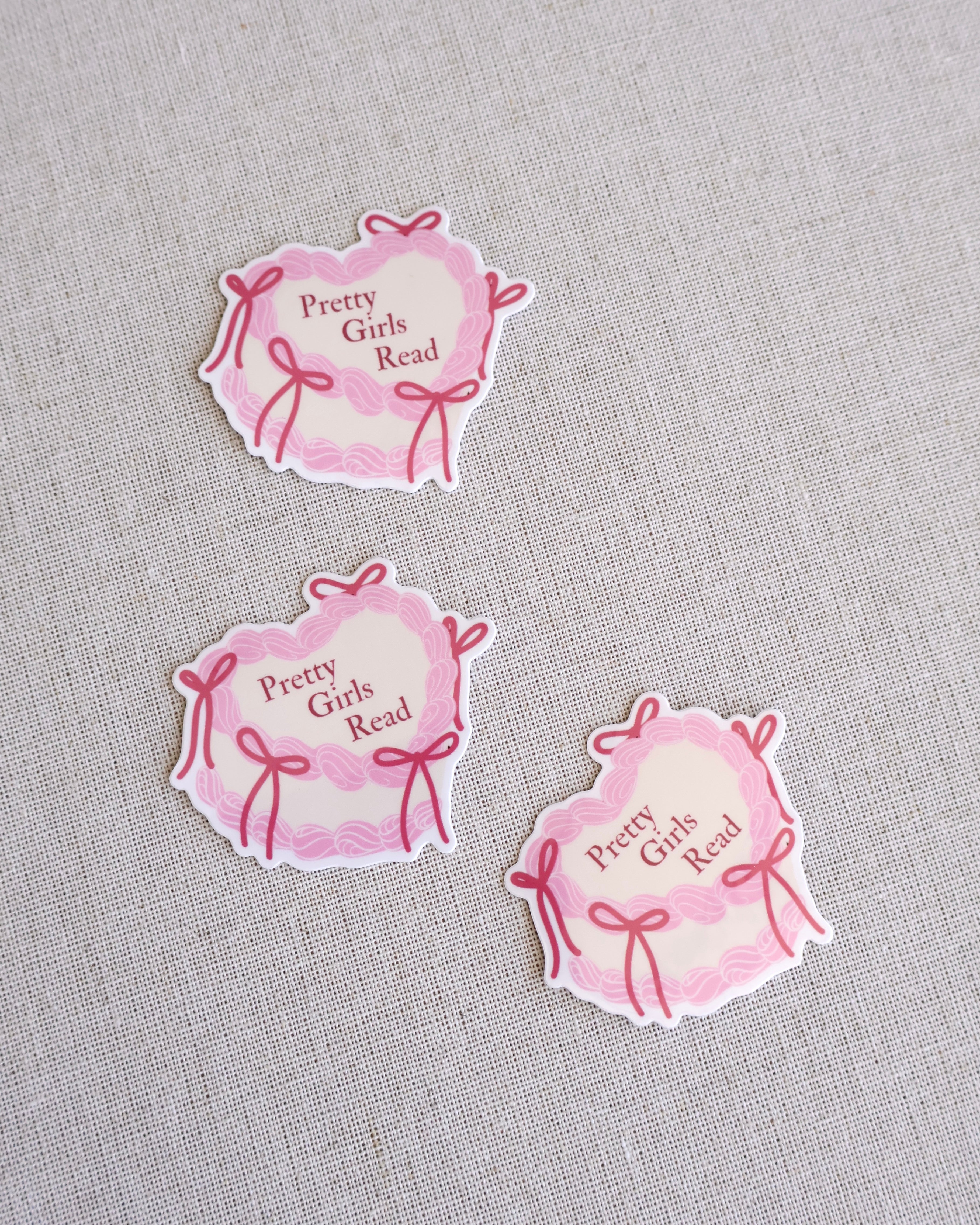 Pretty Girls Read Sticker
