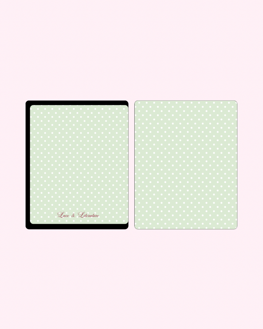 Green Polka Kindle Case