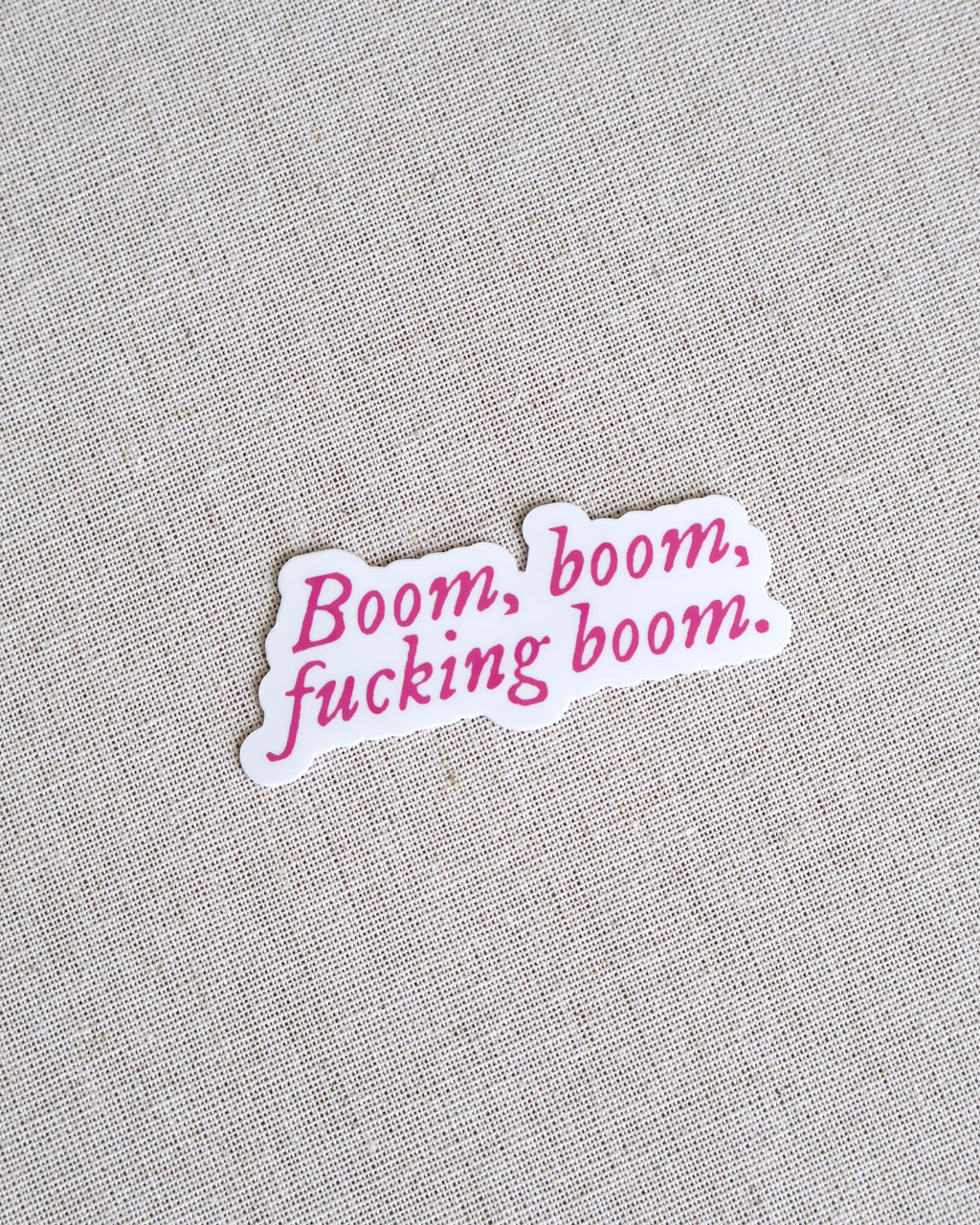 Boom Boom Sticker