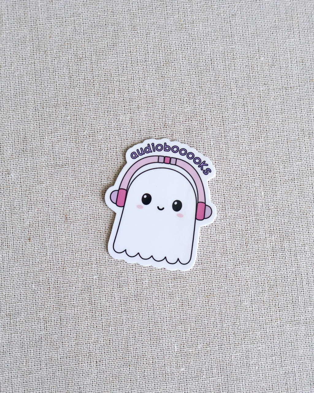 Audiobooks Ghost Sticker