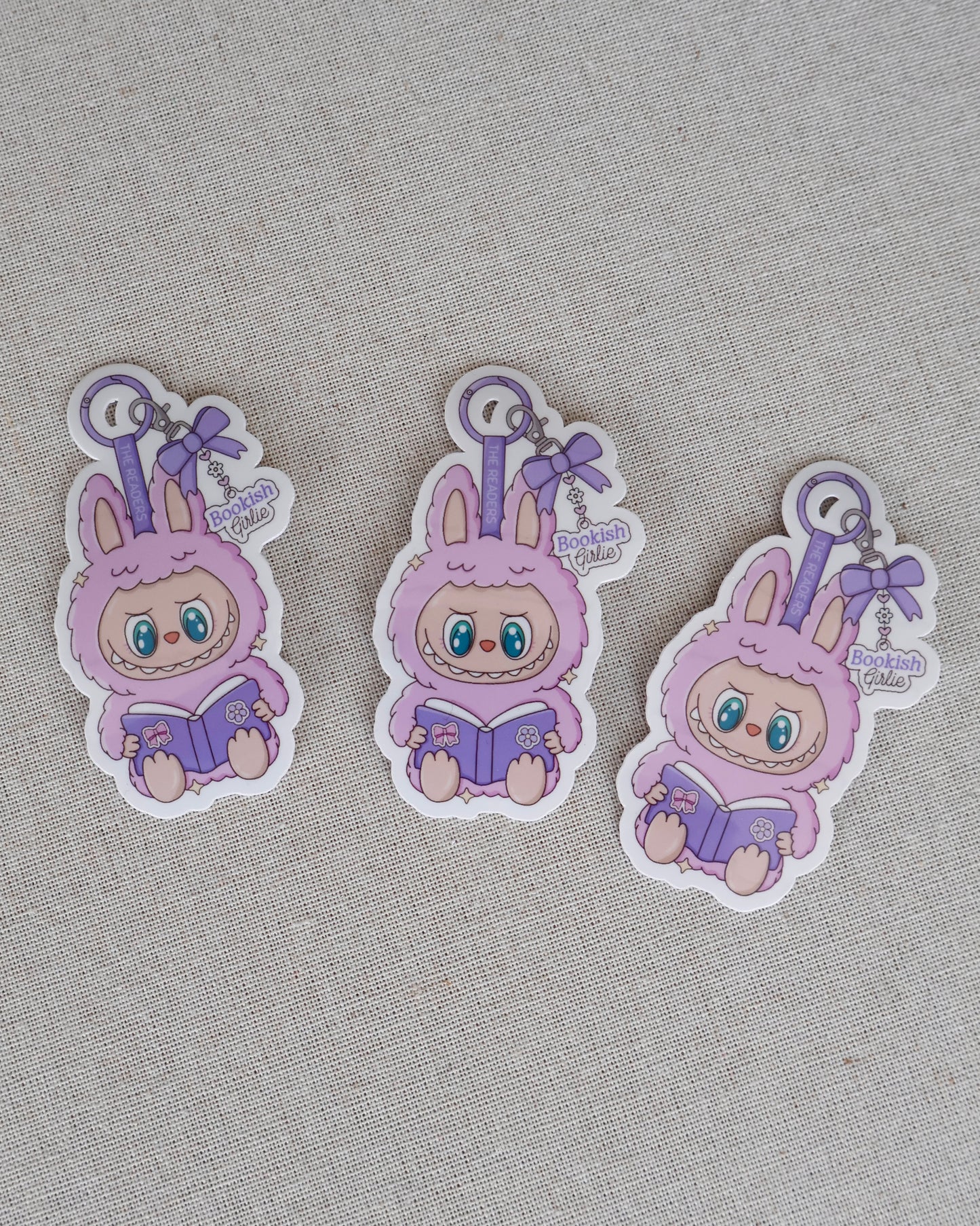 Labubu Bookish Girlie Sticker