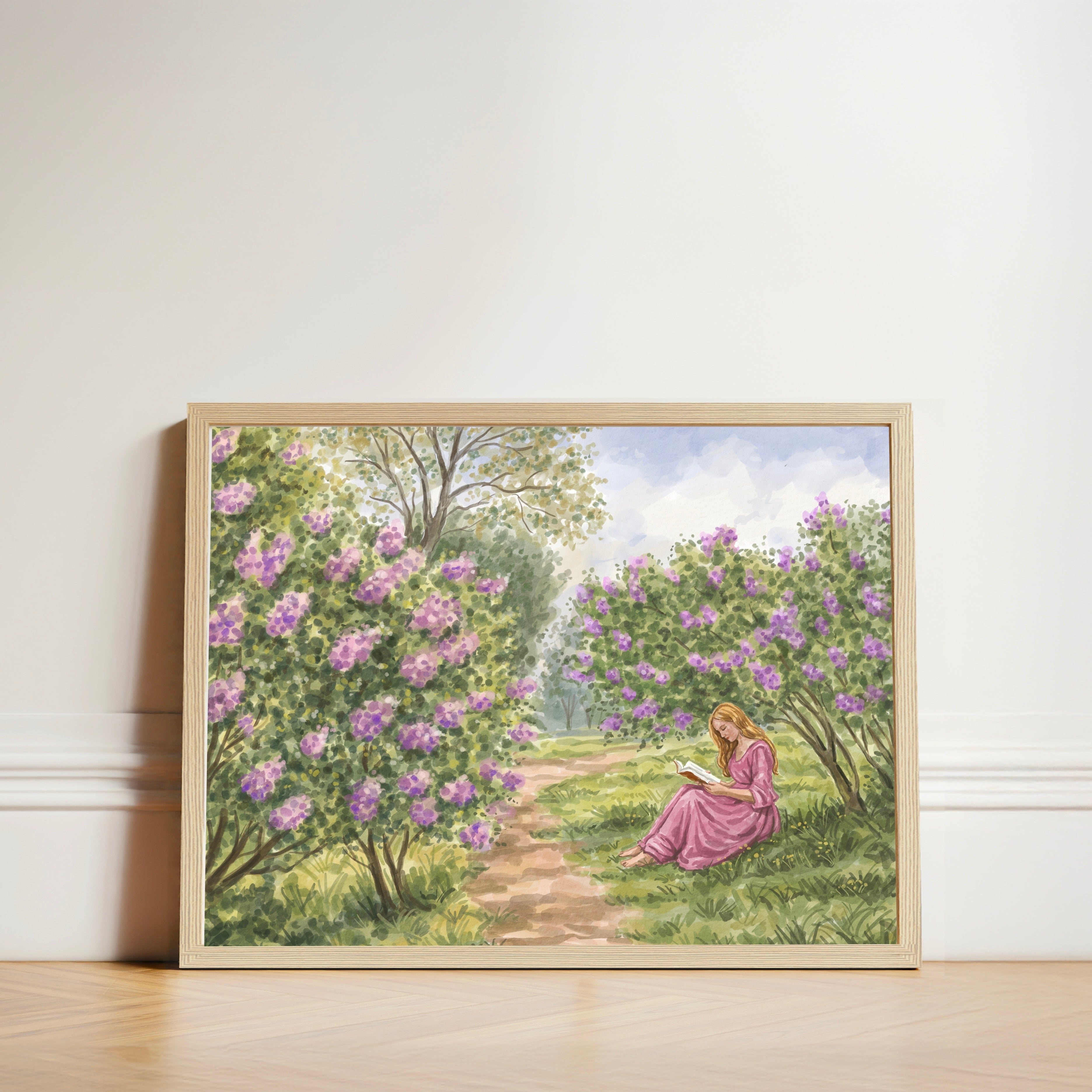 In Her Own World Print