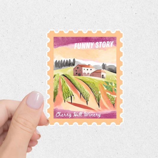 Funny Story Stamp Sticker