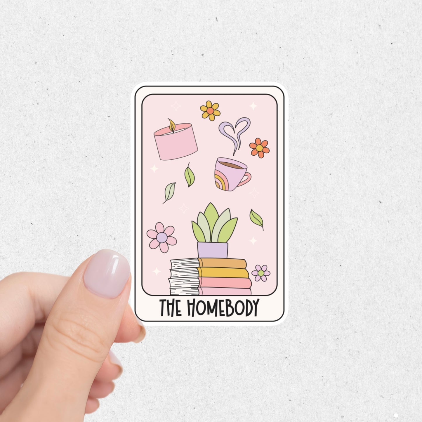 The Homebody Tarot Card Sticker