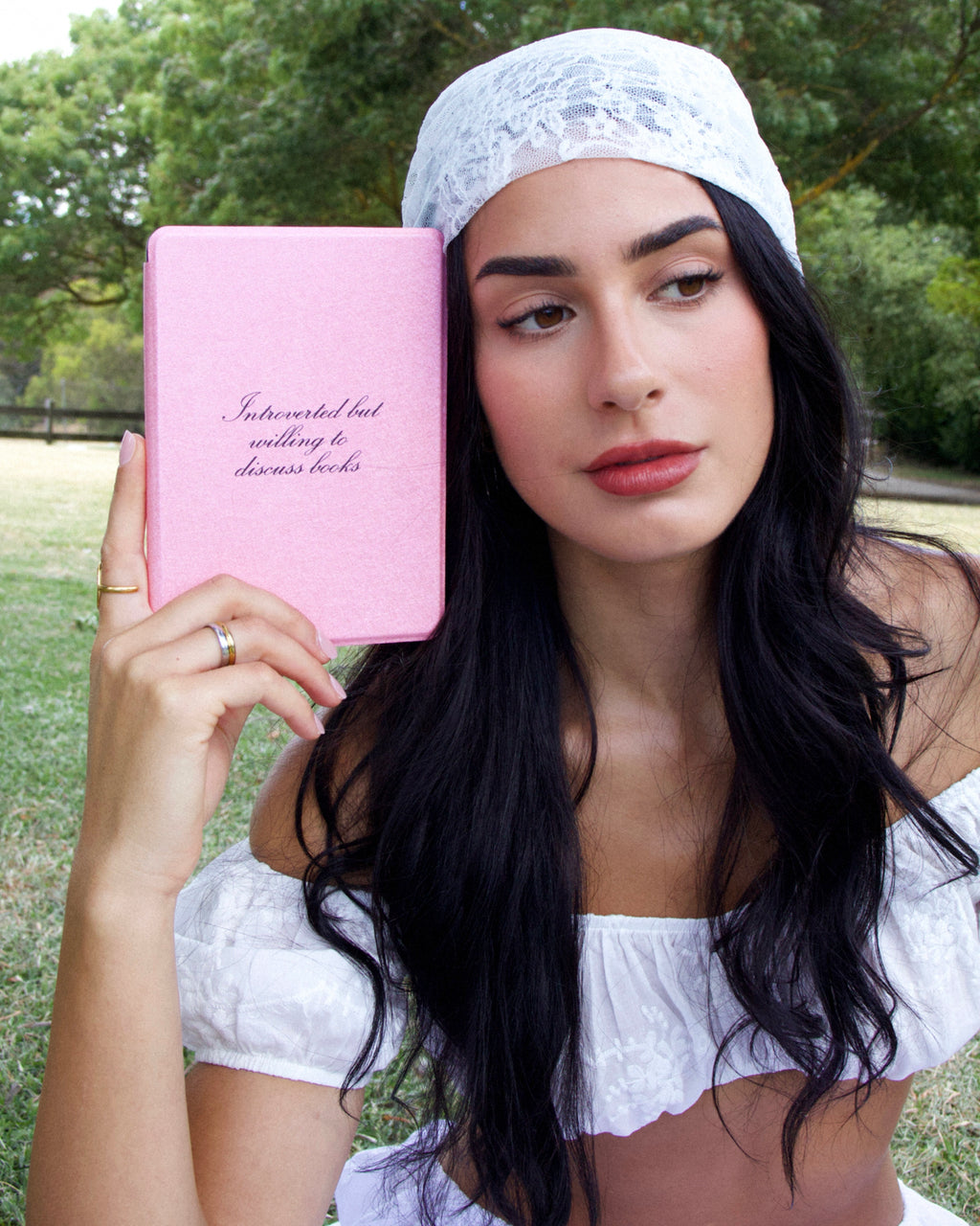 Introverted But Willing To Discuss Books Kindle Case