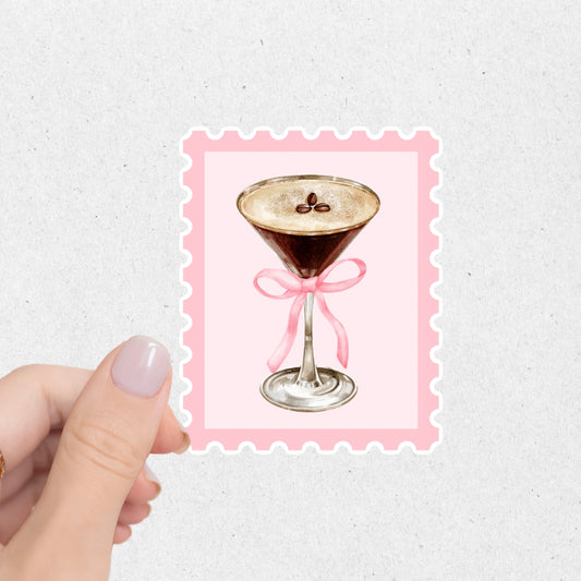 Martini Stamp Sticker