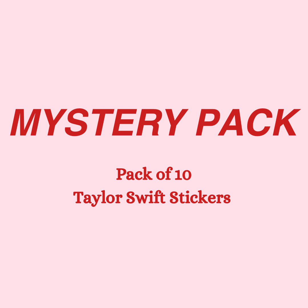 MYSTERY PACK OF 10 - T Swift Stickers