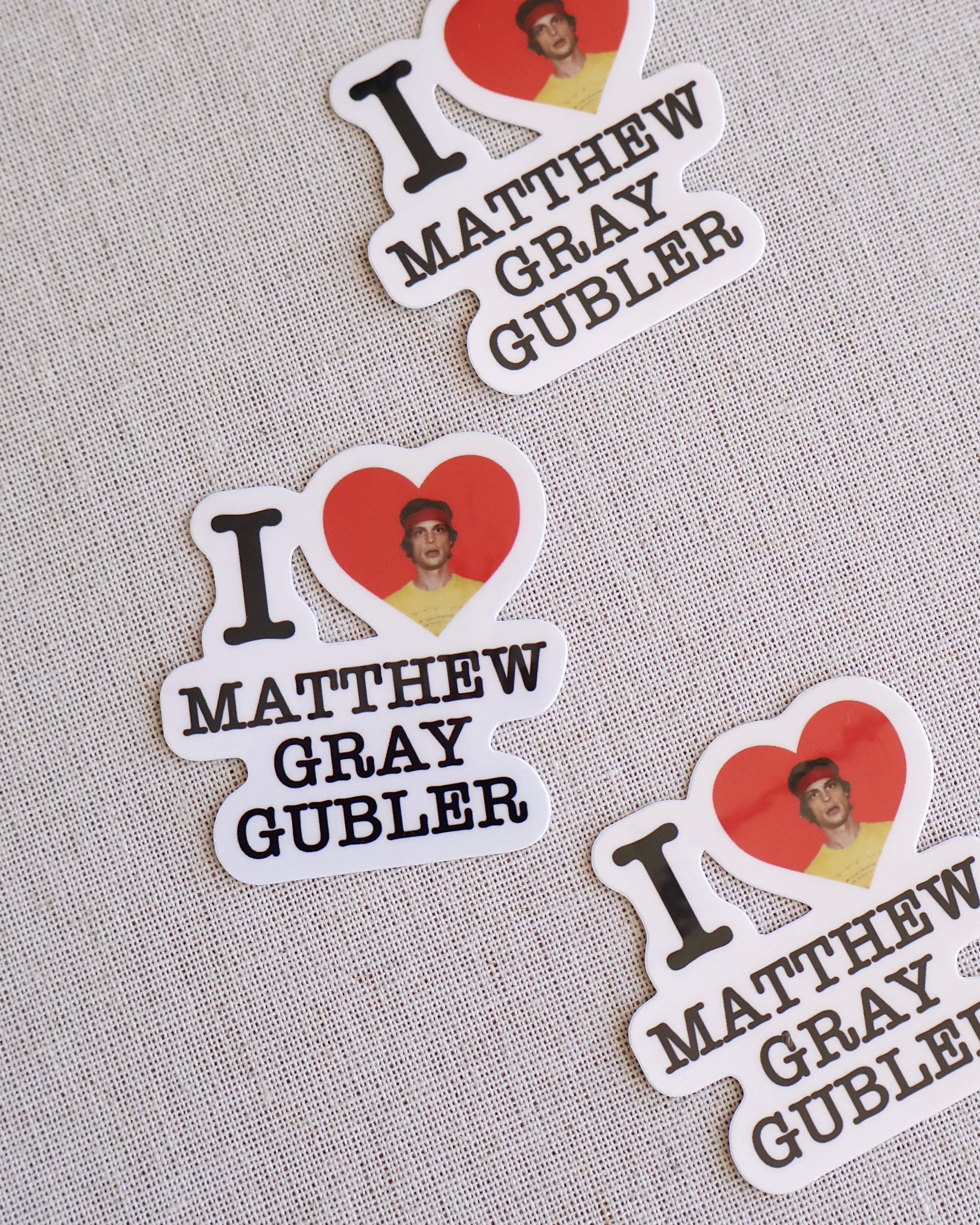 I Love Matthew Gubler Sticker