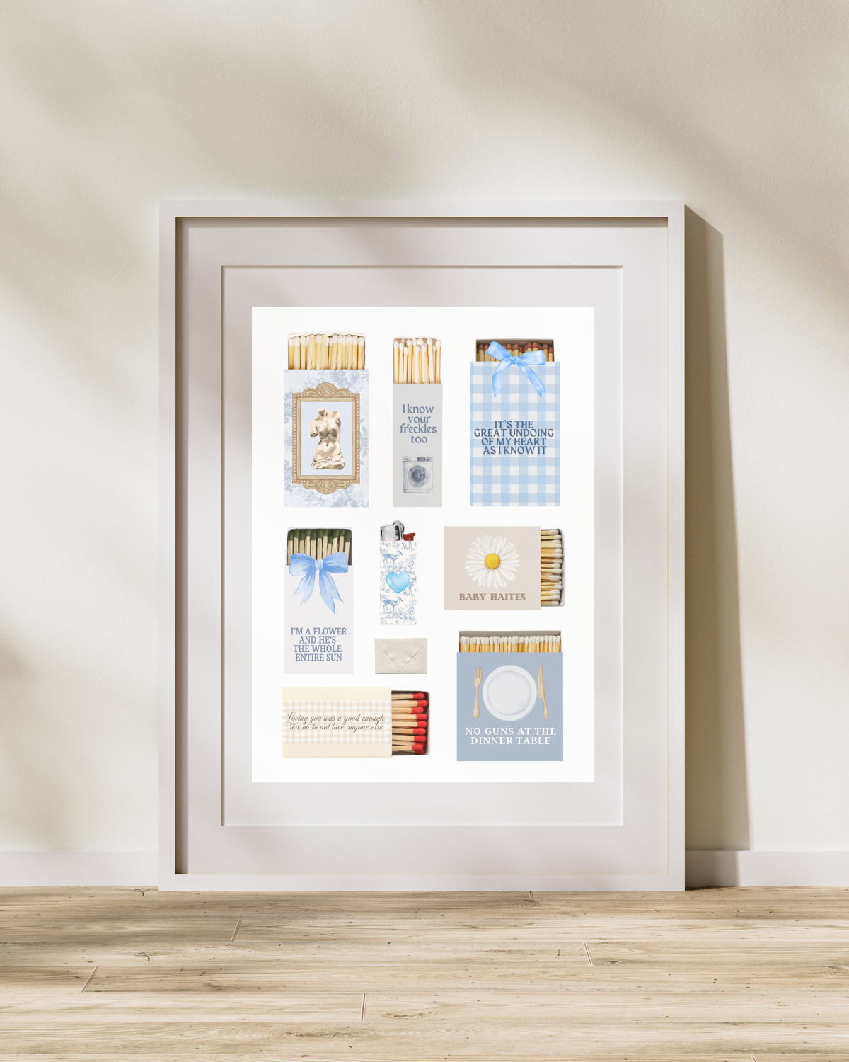 Daisy Matchbox Print