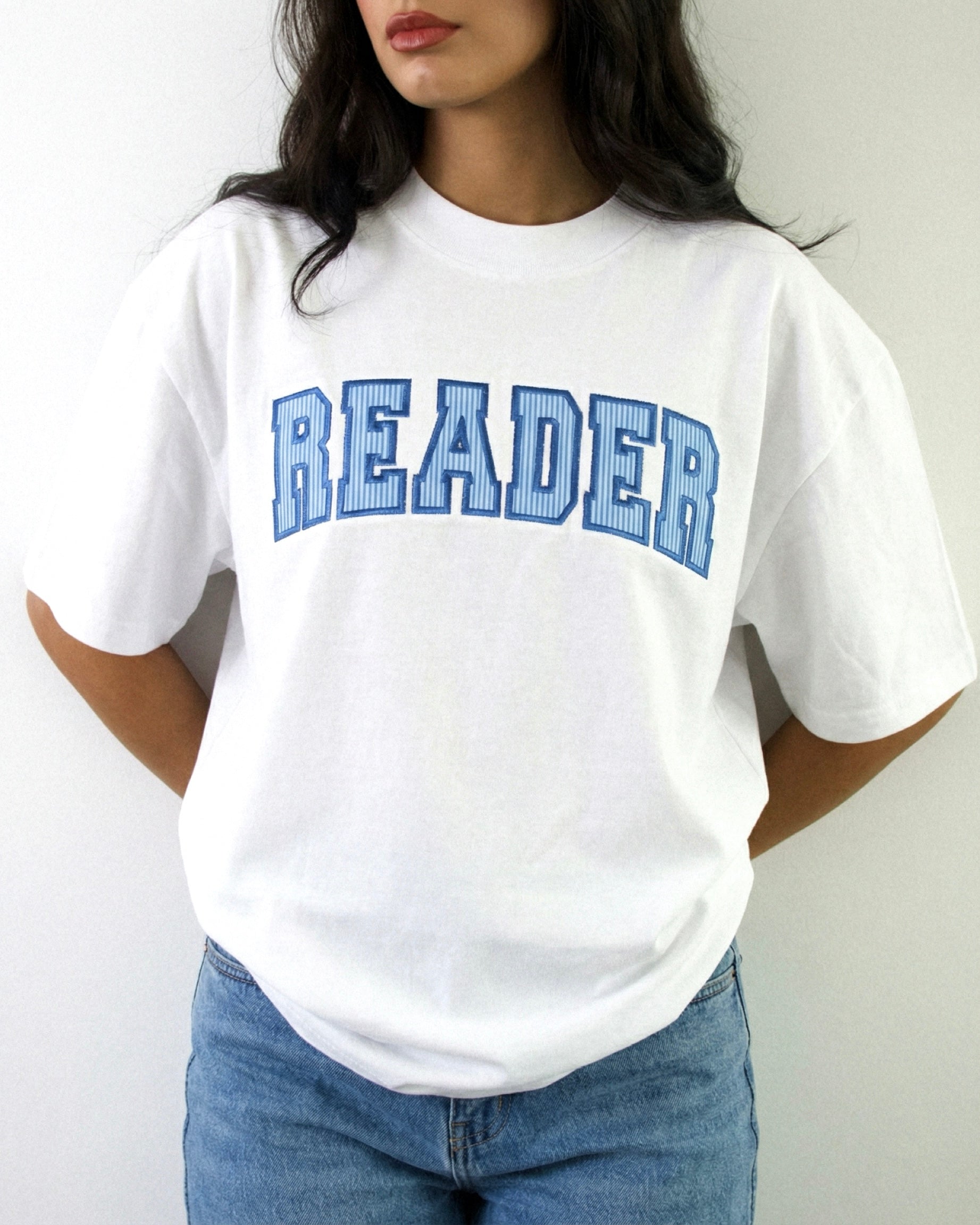 Appliqué Blue Stripe T-Shirt