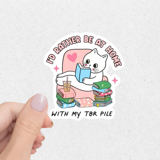 I’d Rather Be At Home Sticker