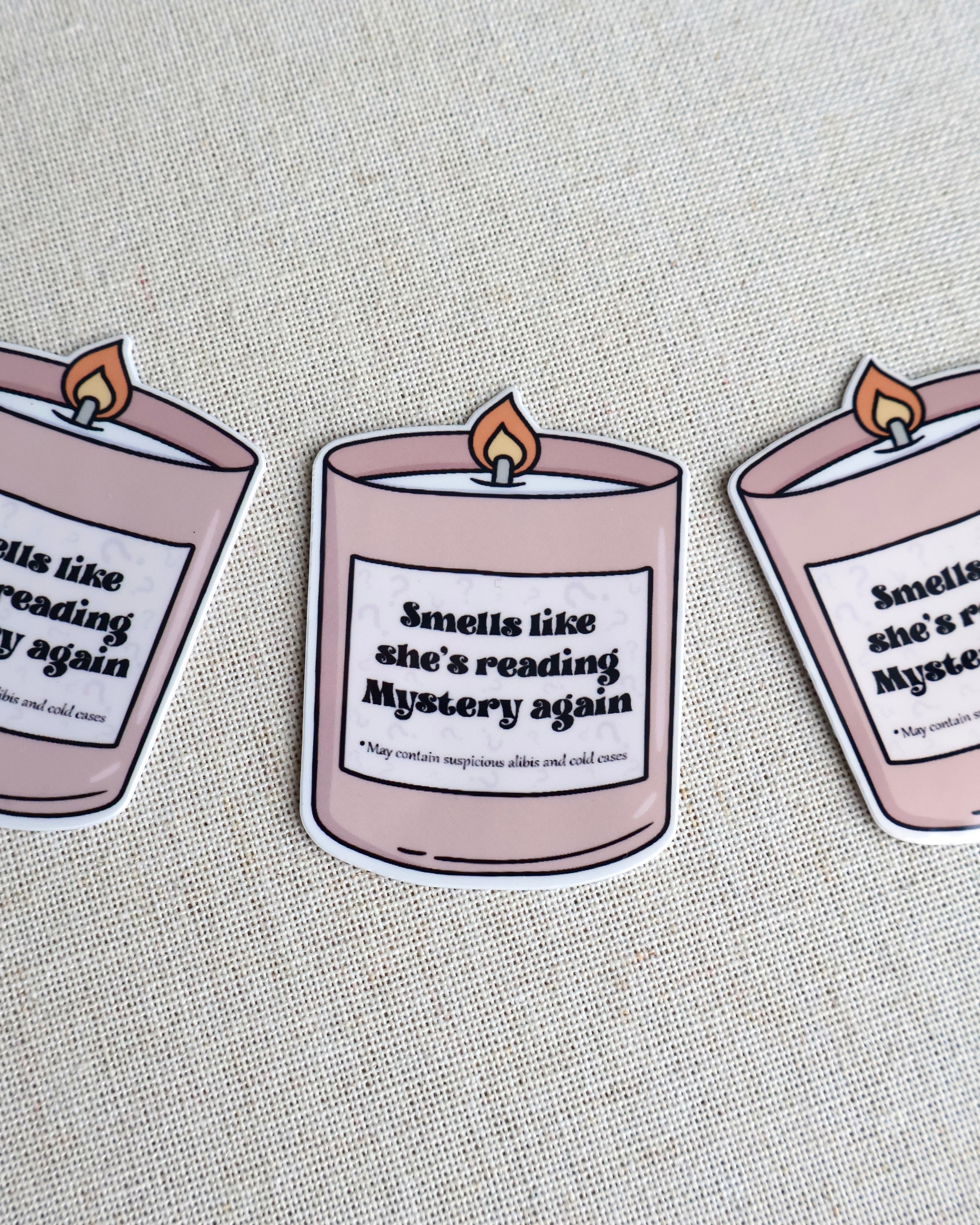 Smells Like Mystery Candle Sticker