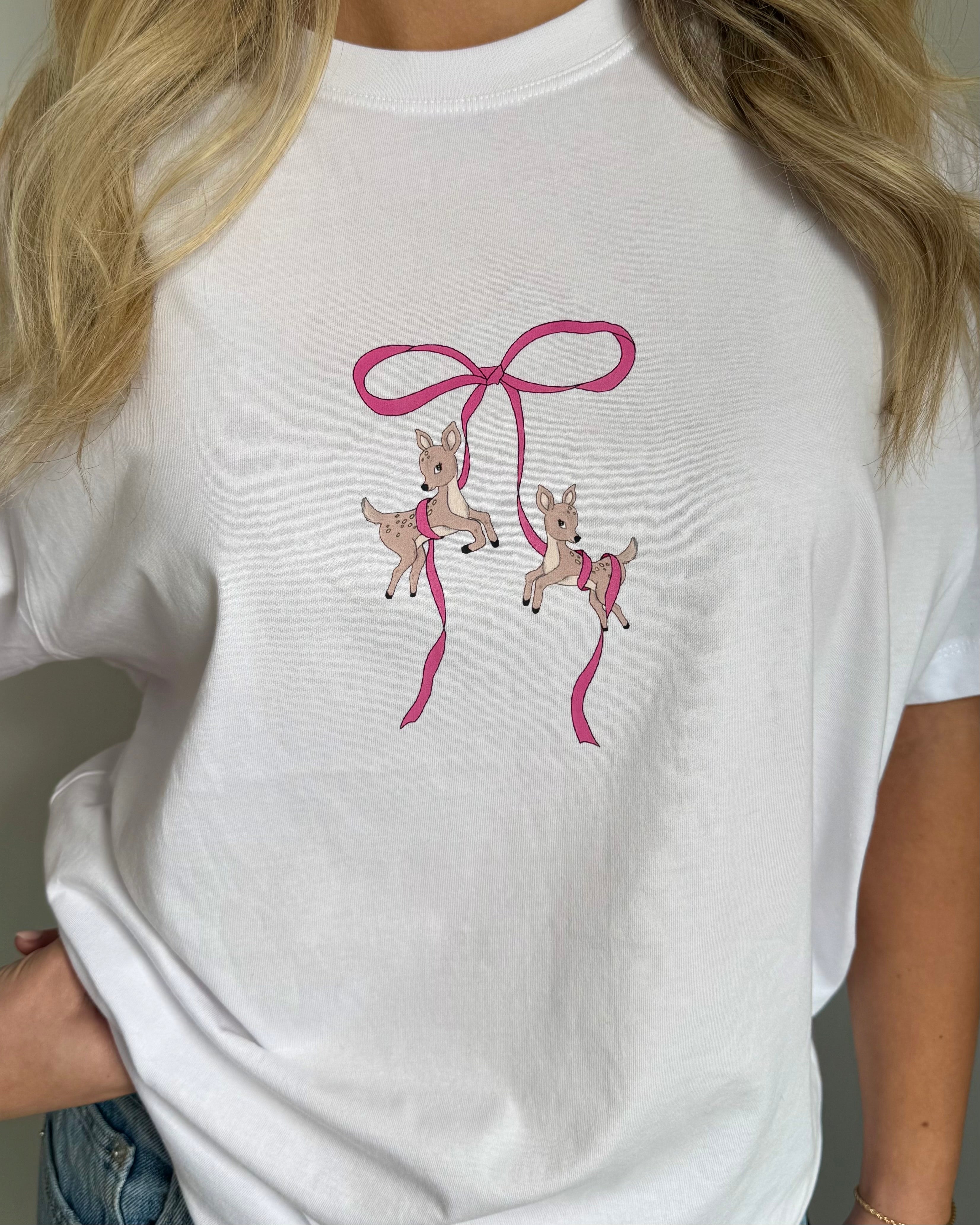 Two Fawns In A Bow